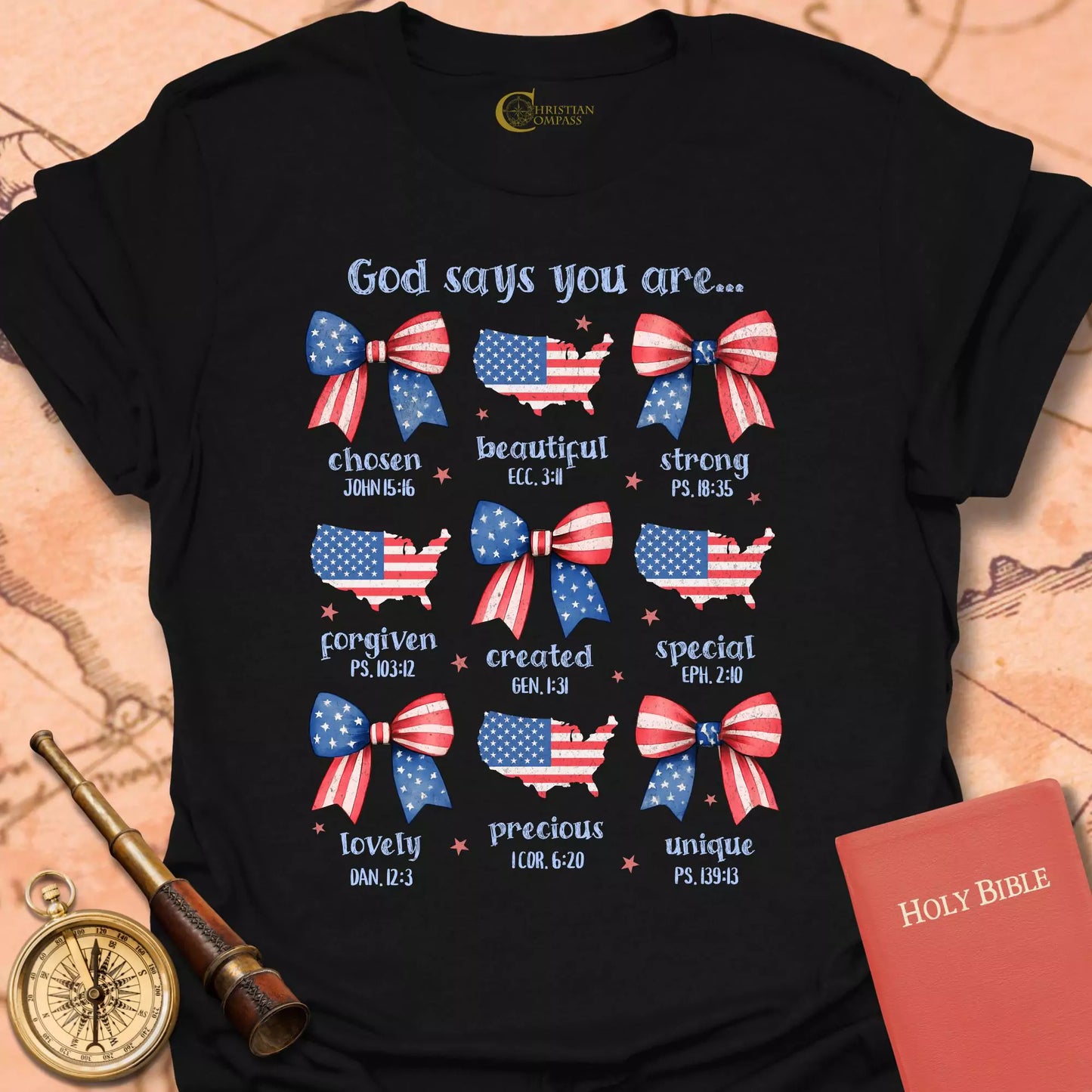 God Says You Are America T-Shirt