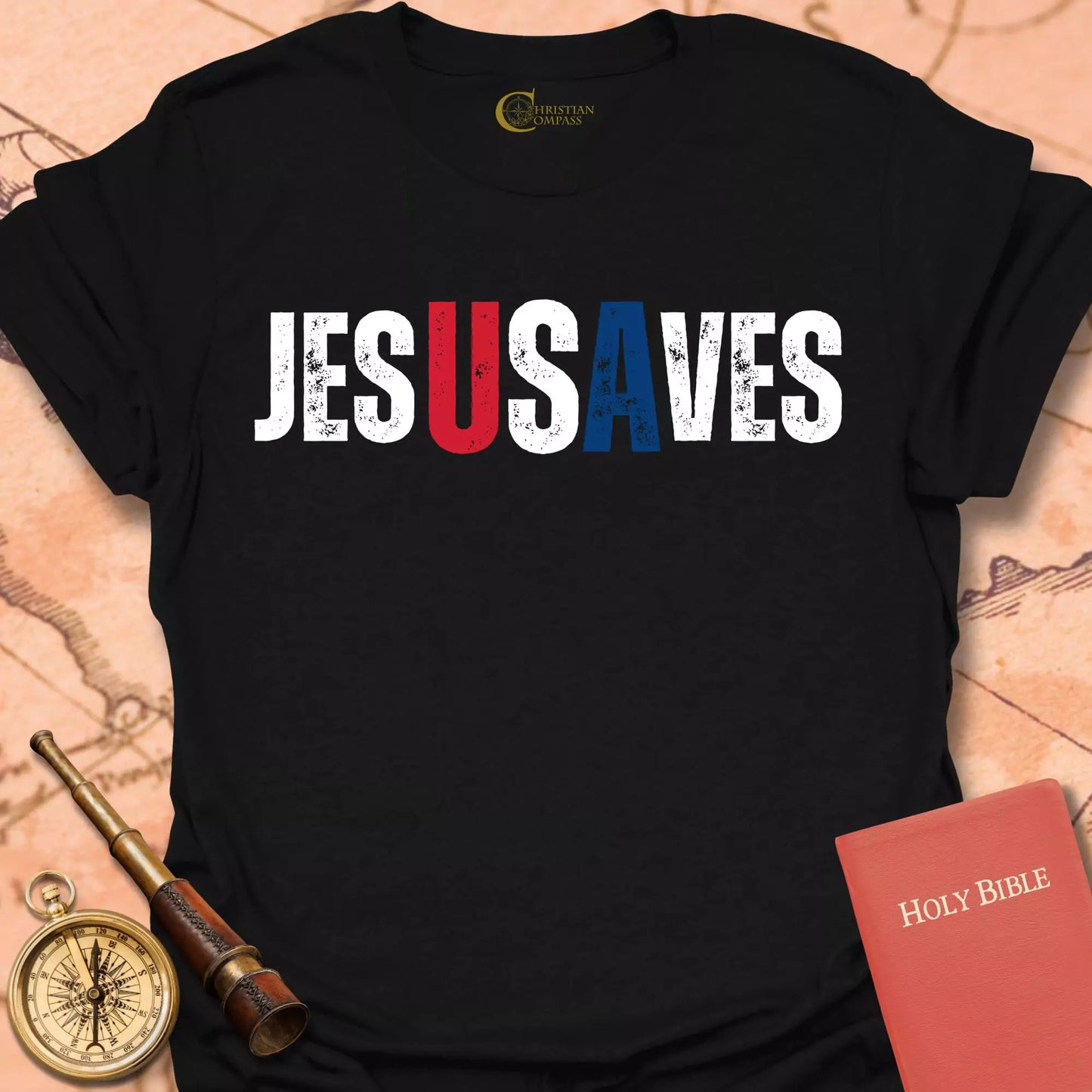 Jesus Saves USA T-Shirt
