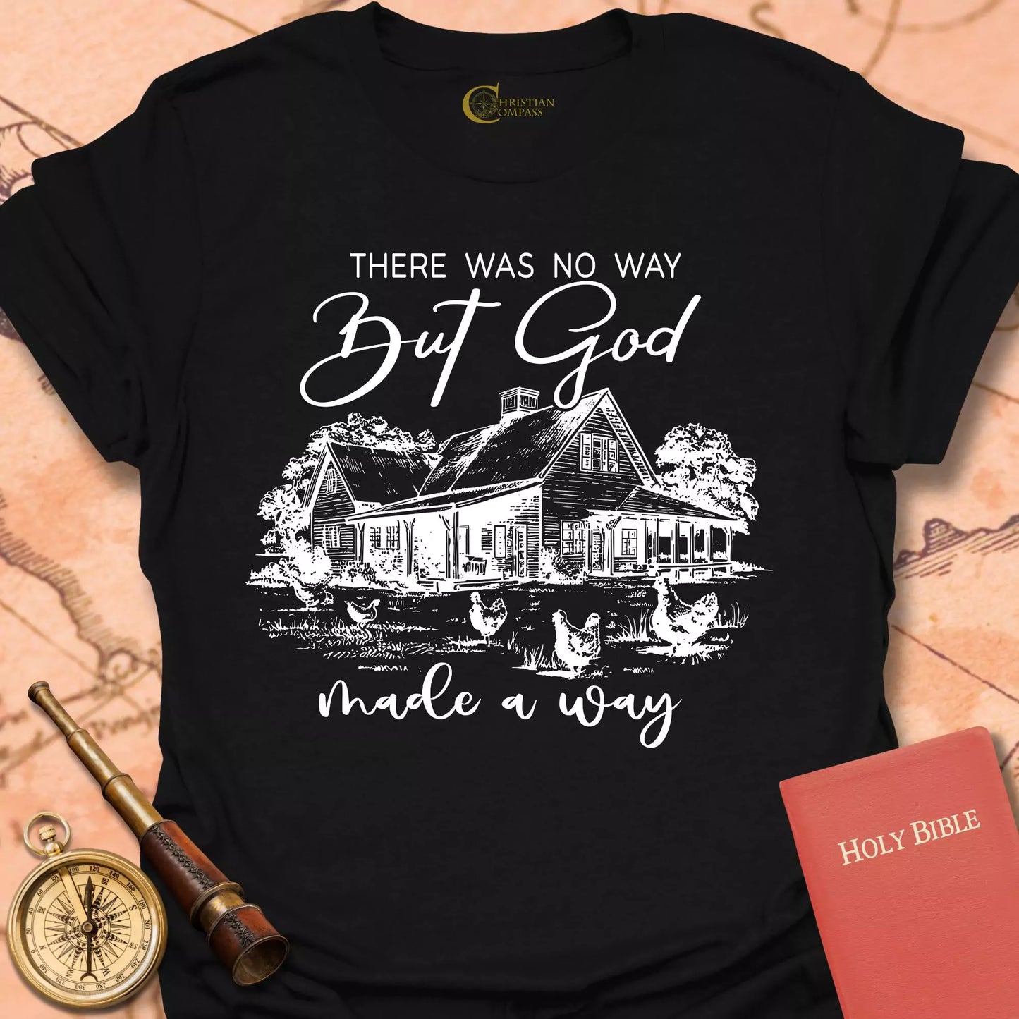 But God Made a Way Farm T-Shirt