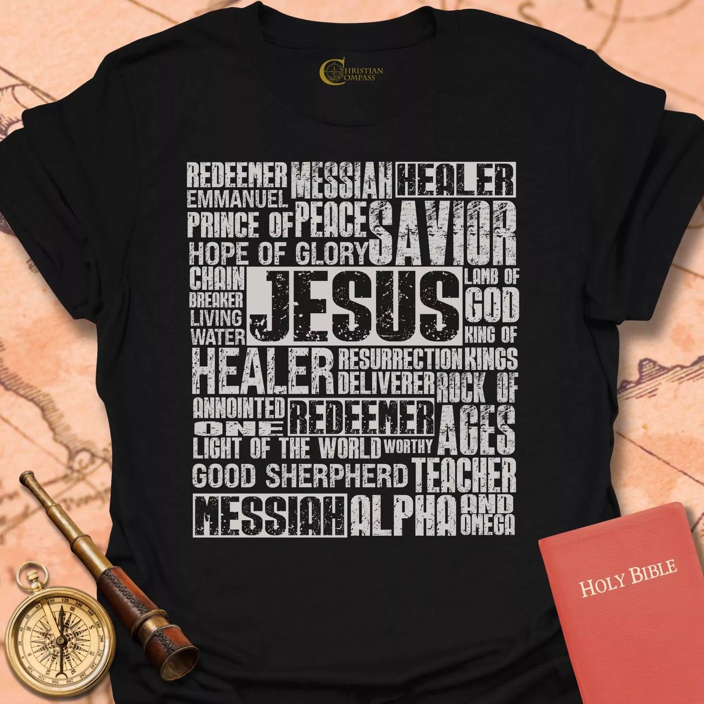 Names of Jesus Collage T-Shirt