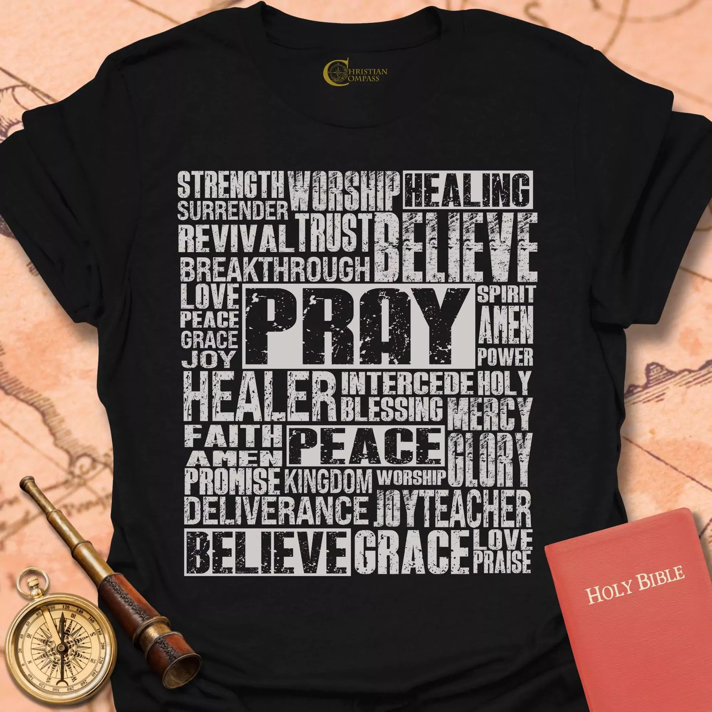 Pray Collage T-Shirt