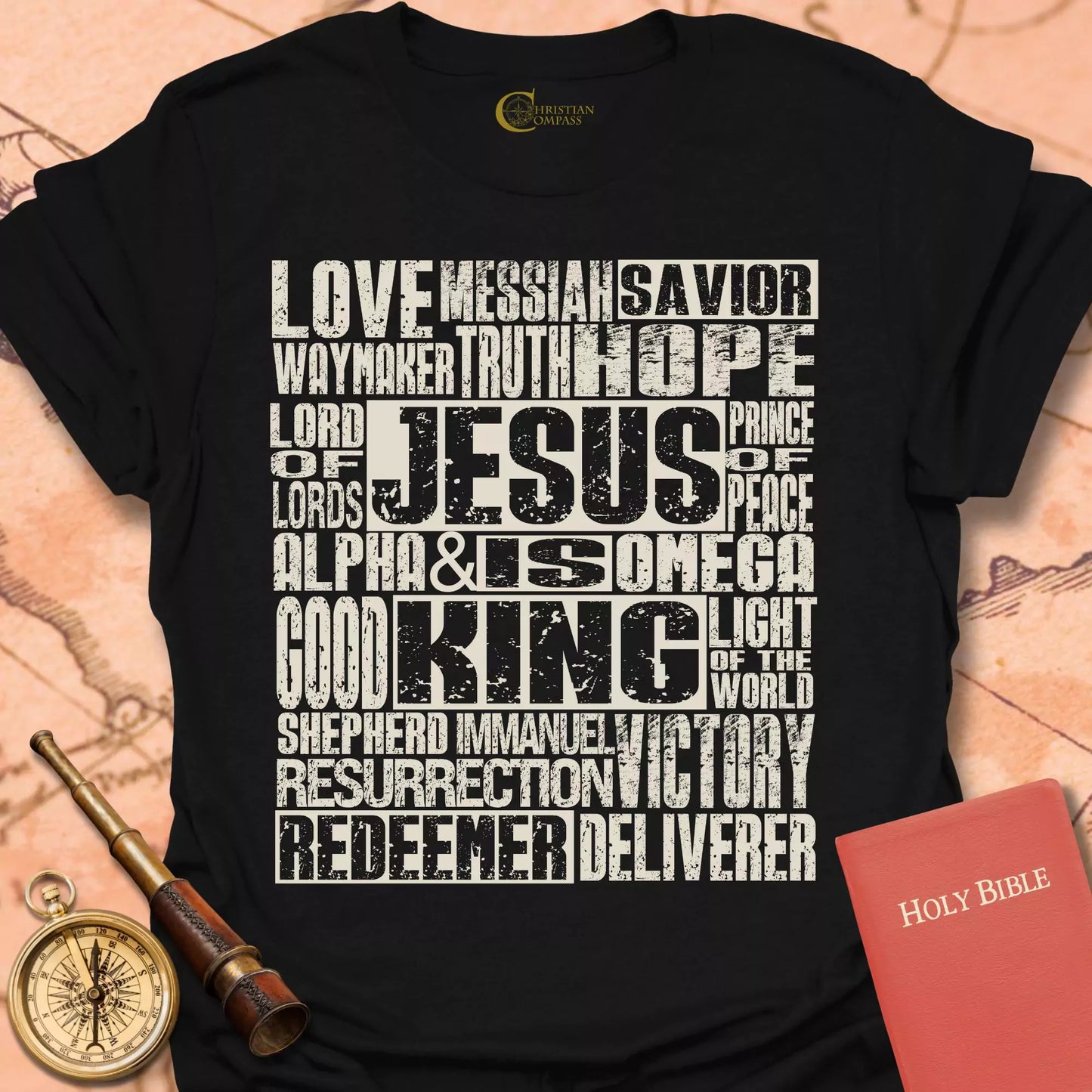 Jesus is King Collage T-Shirt