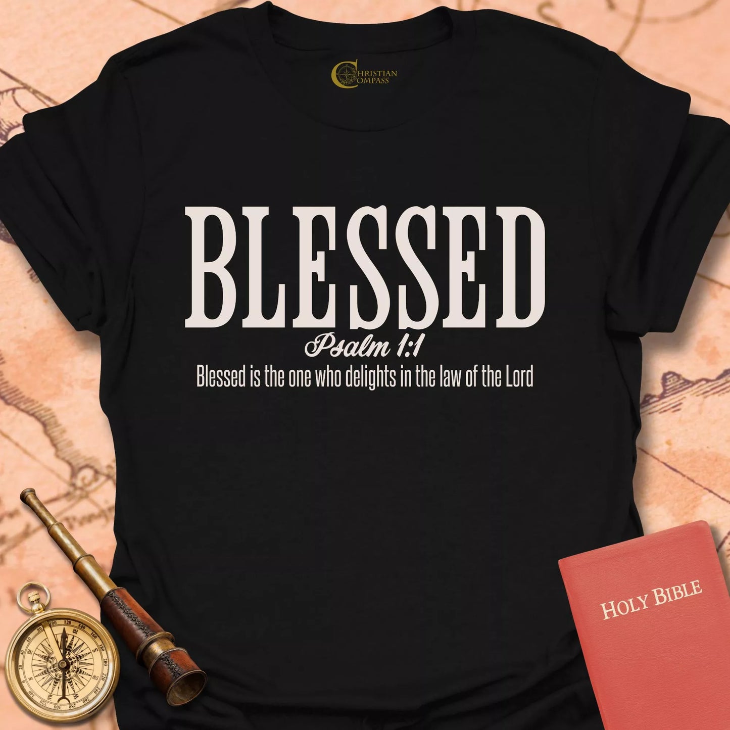 Blessed Psalm 1:1 T-Shirt