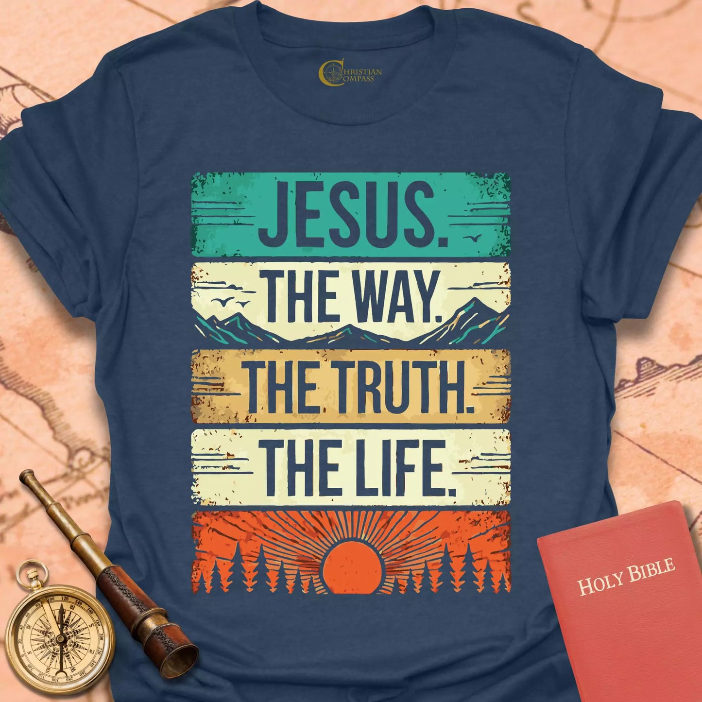 Jesus the Way the Truth the Life T-Shirt