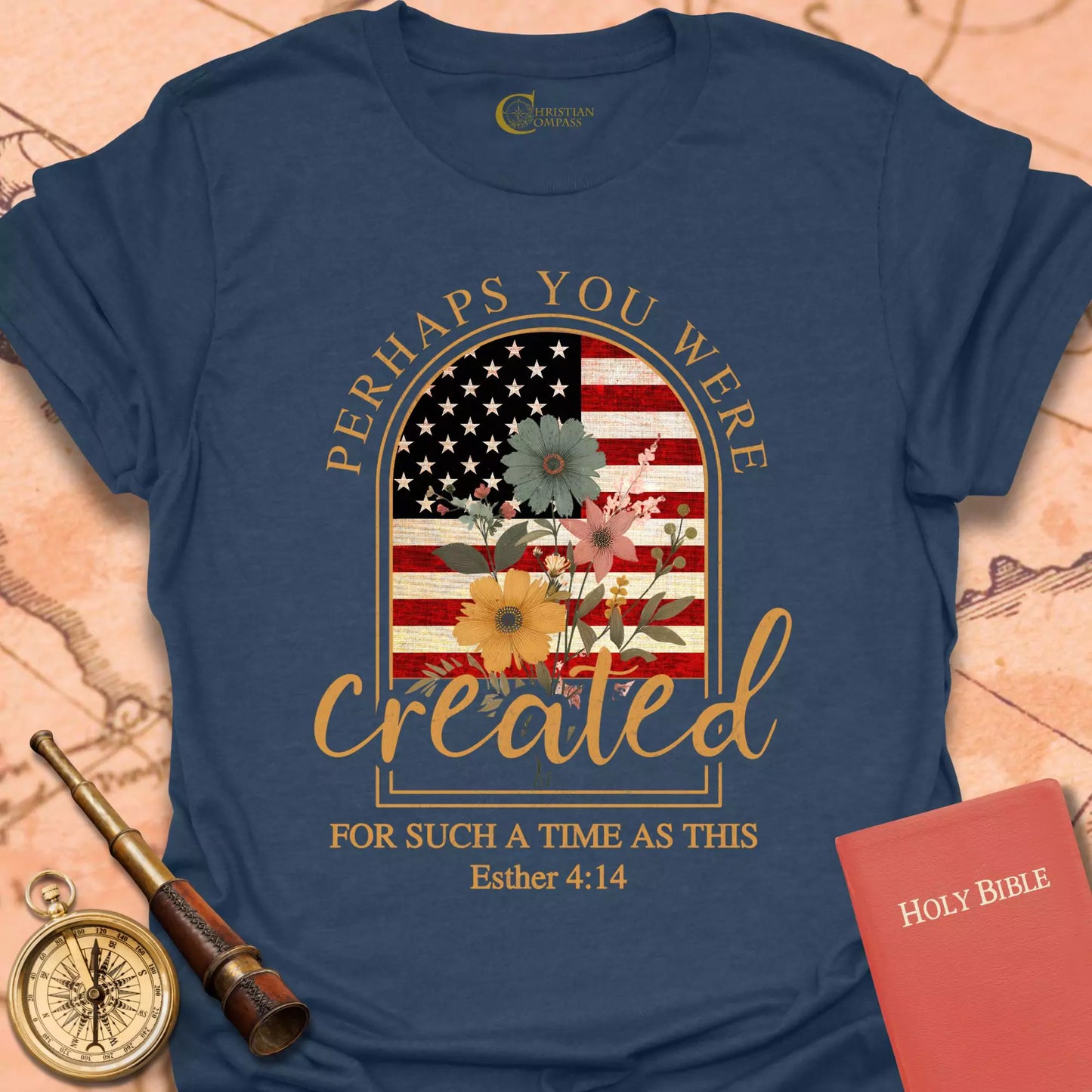 Perhaps You Were Created Flag T-Shirt