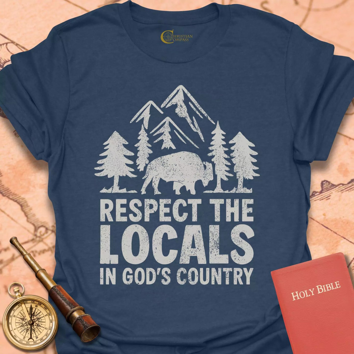 Respect the Locals Bison T-Shirt