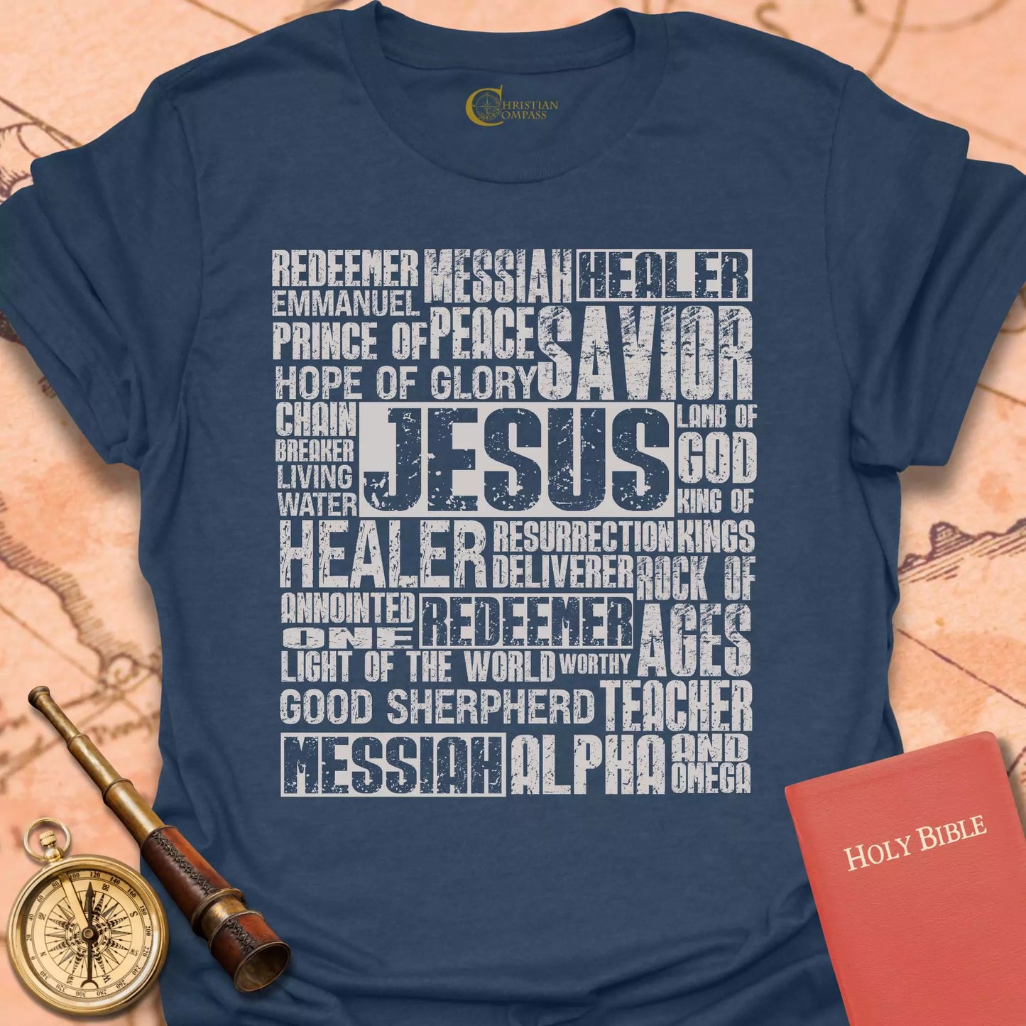 Names of Jesus Collage T-Shirt