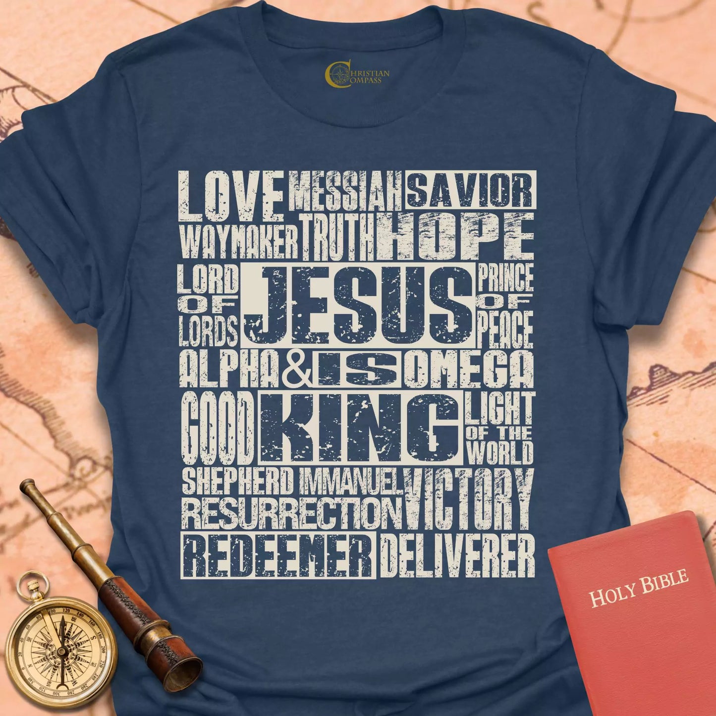 Jesus is King Collage T-Shirt