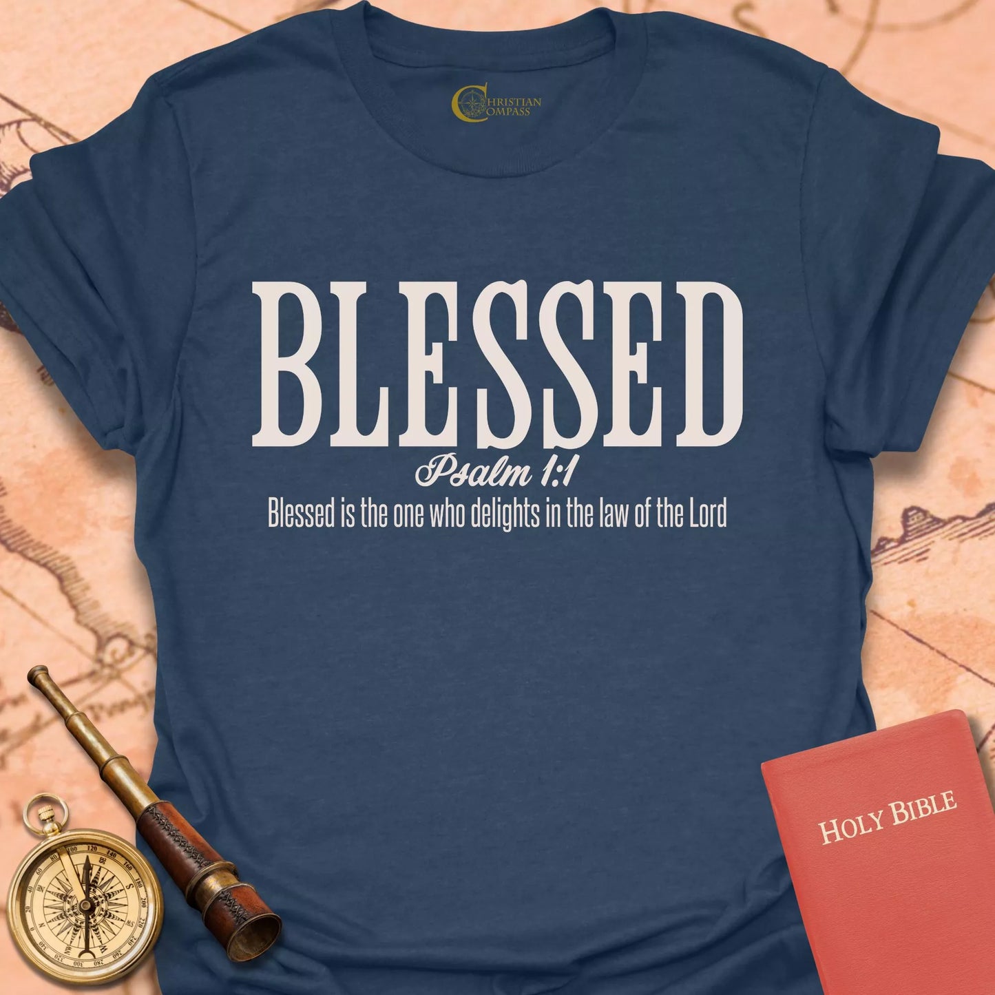 Blessed Psalm 1:1 T-Shirt