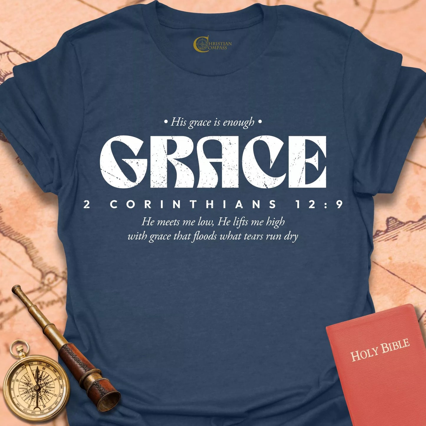 Grace 2 Corinthians 12:9 T-Shirt