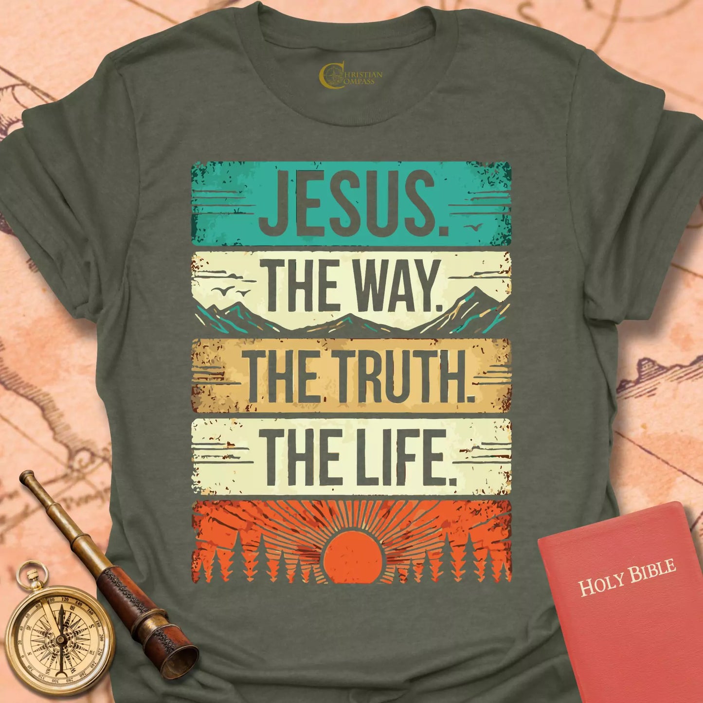 Jesus the Way the Truth the Life T-Shirt