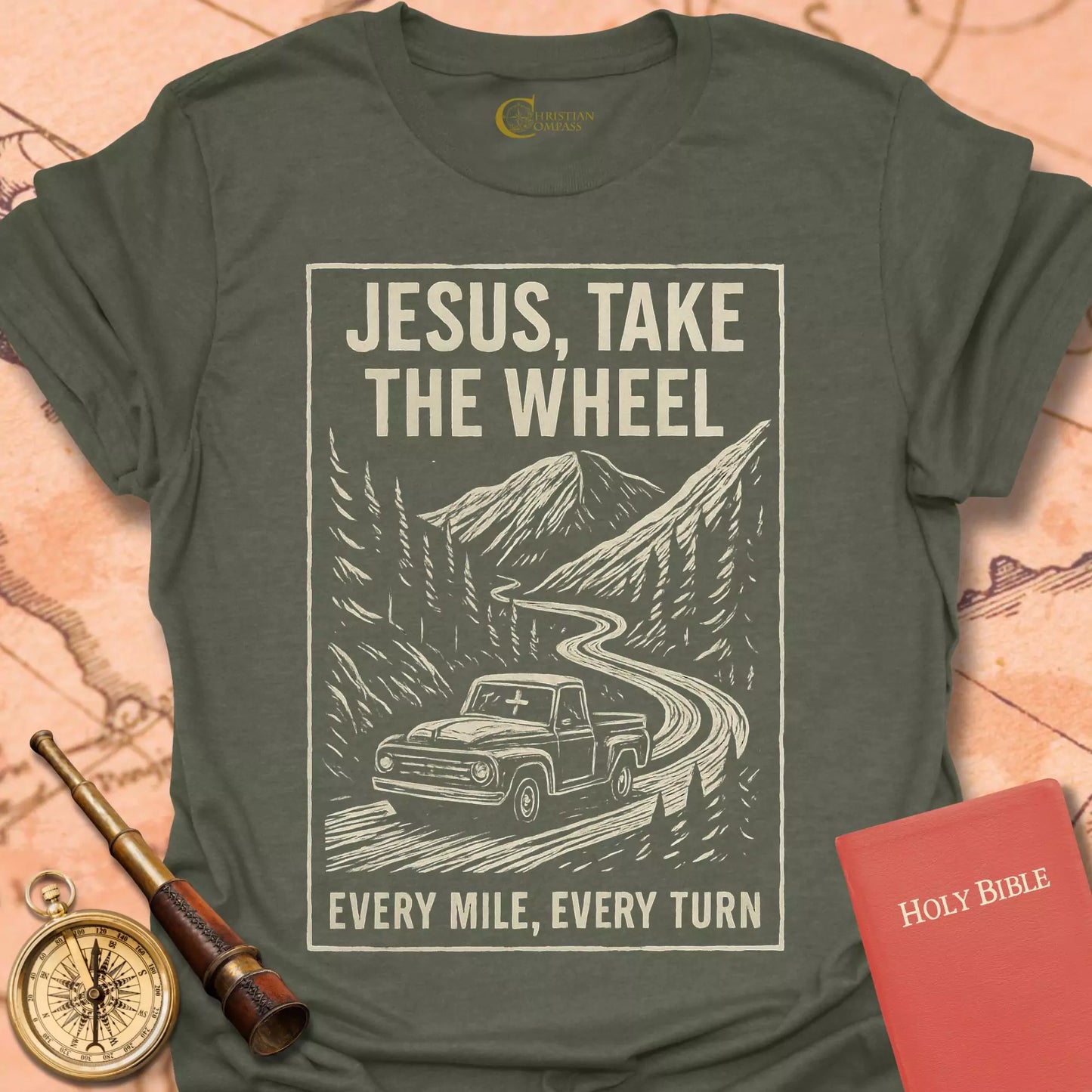 Jesus Take the Wheel T-Shirt