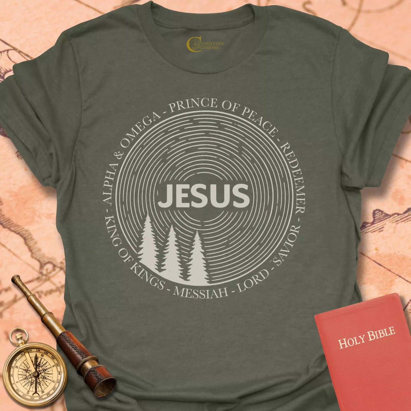 Names of Jesus Trees T-Shirt