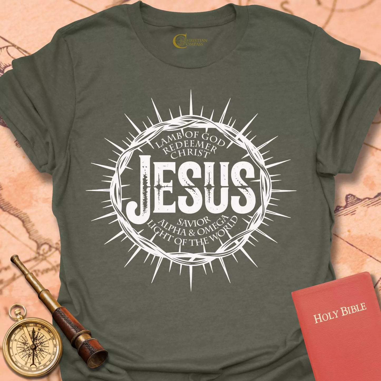Names of Jesus Crown T-Shirt