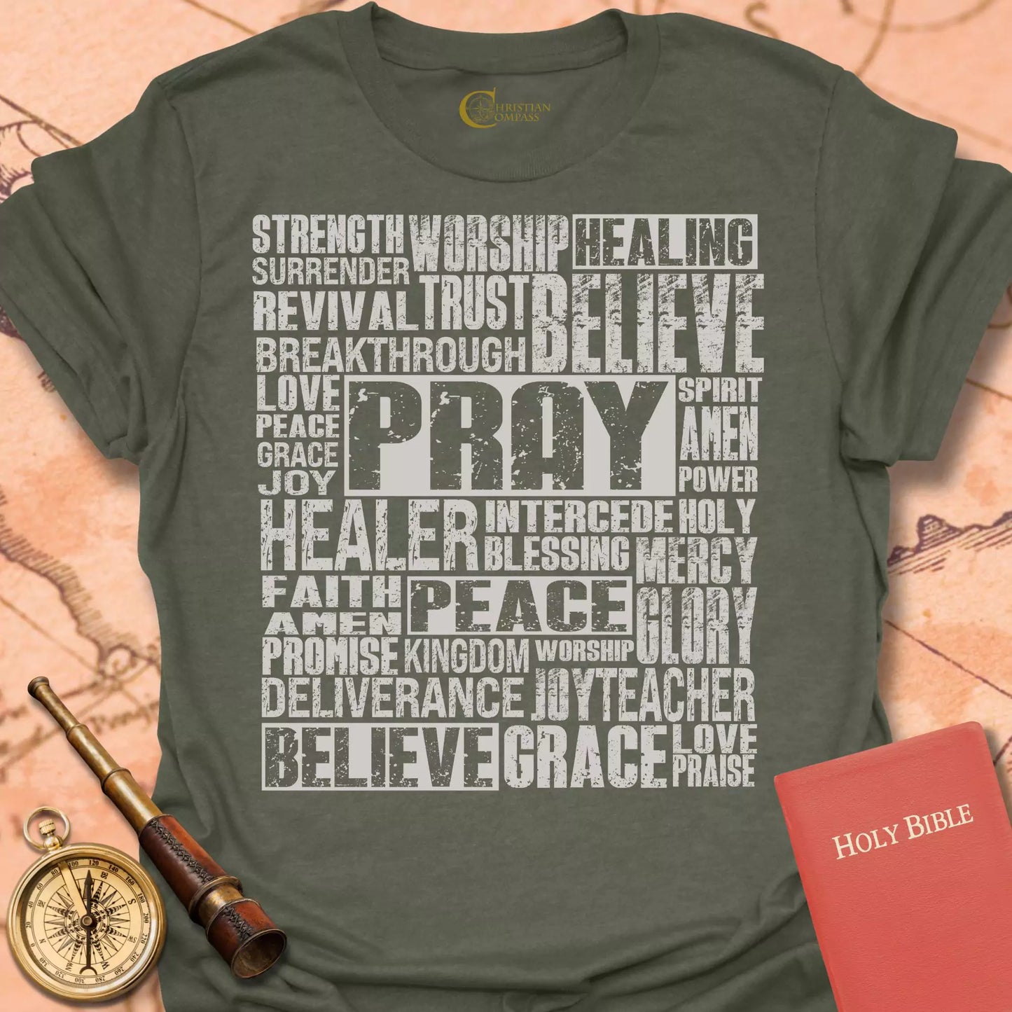 Pray Collage T-Shirt