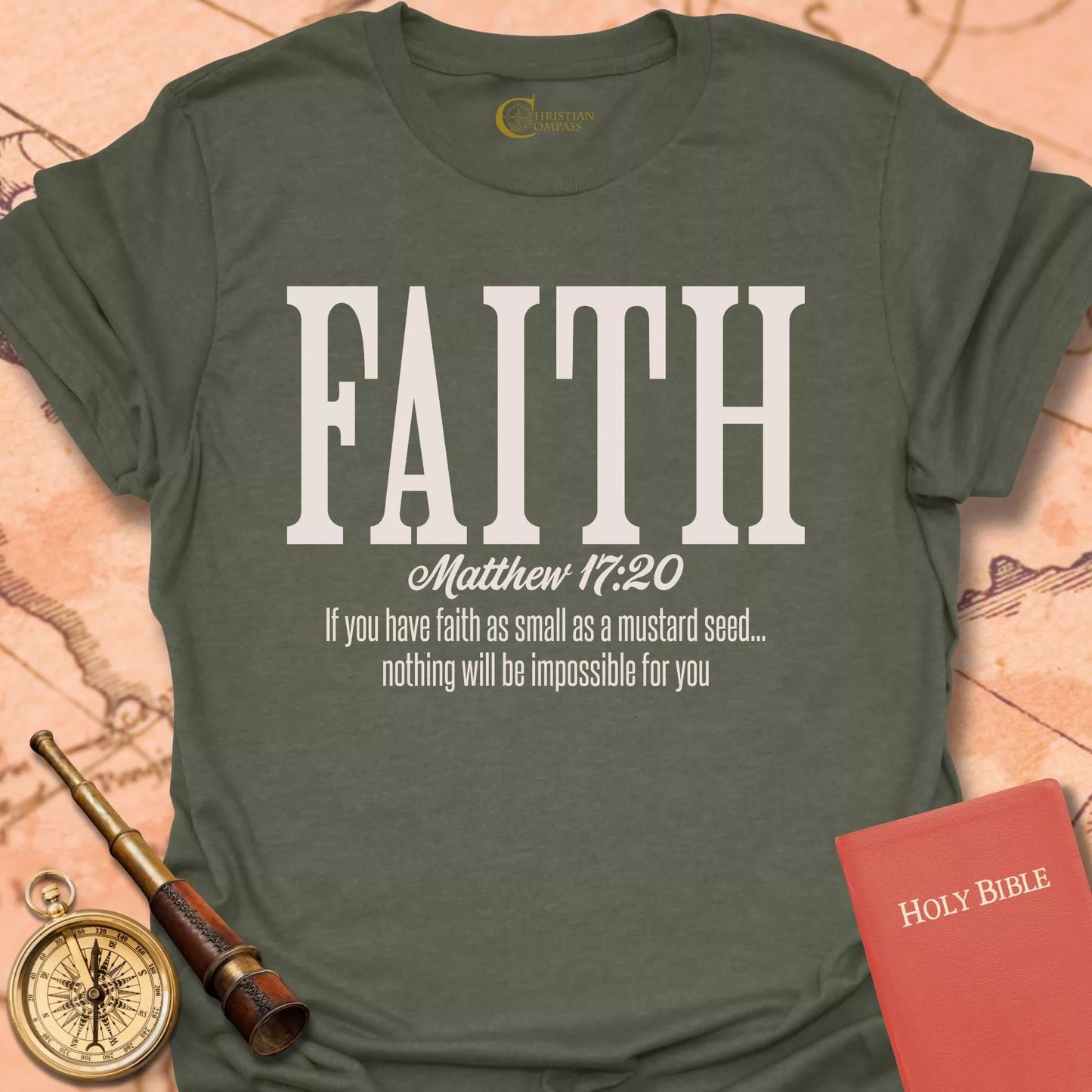 Faith Matthew 17:20 T-Shirt