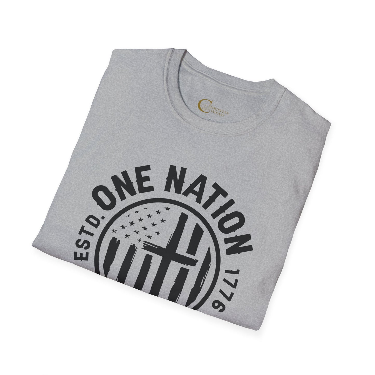 One Nation Under God Circle T-Shirt