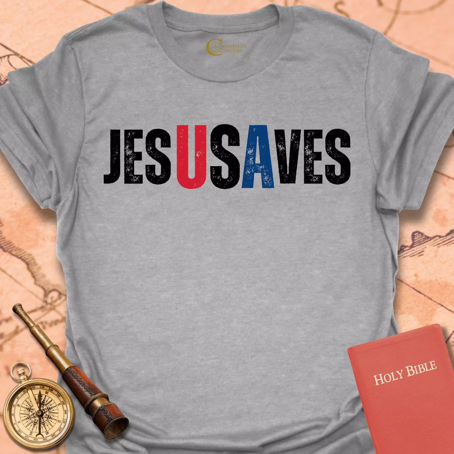 Jesus Saves USA T-Shirt