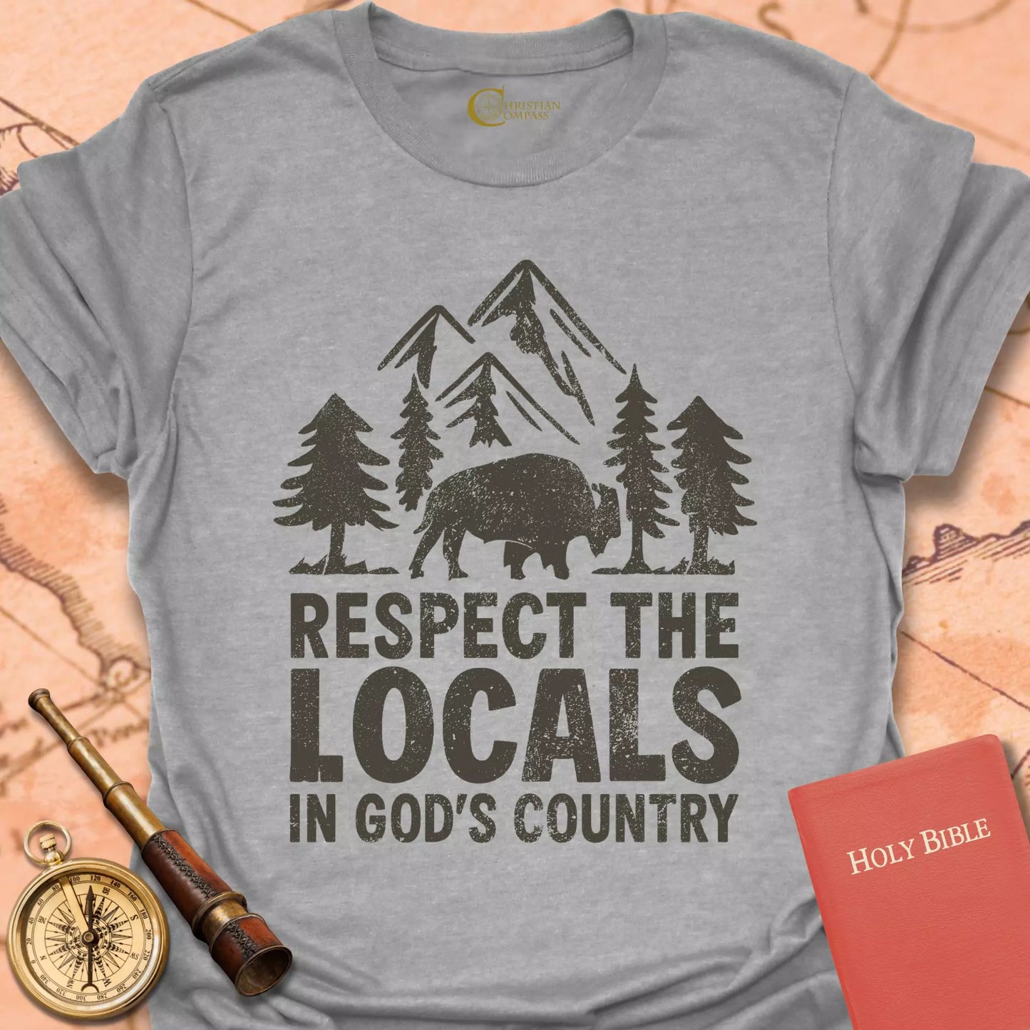 Respect the Locals Bison T-Shirt