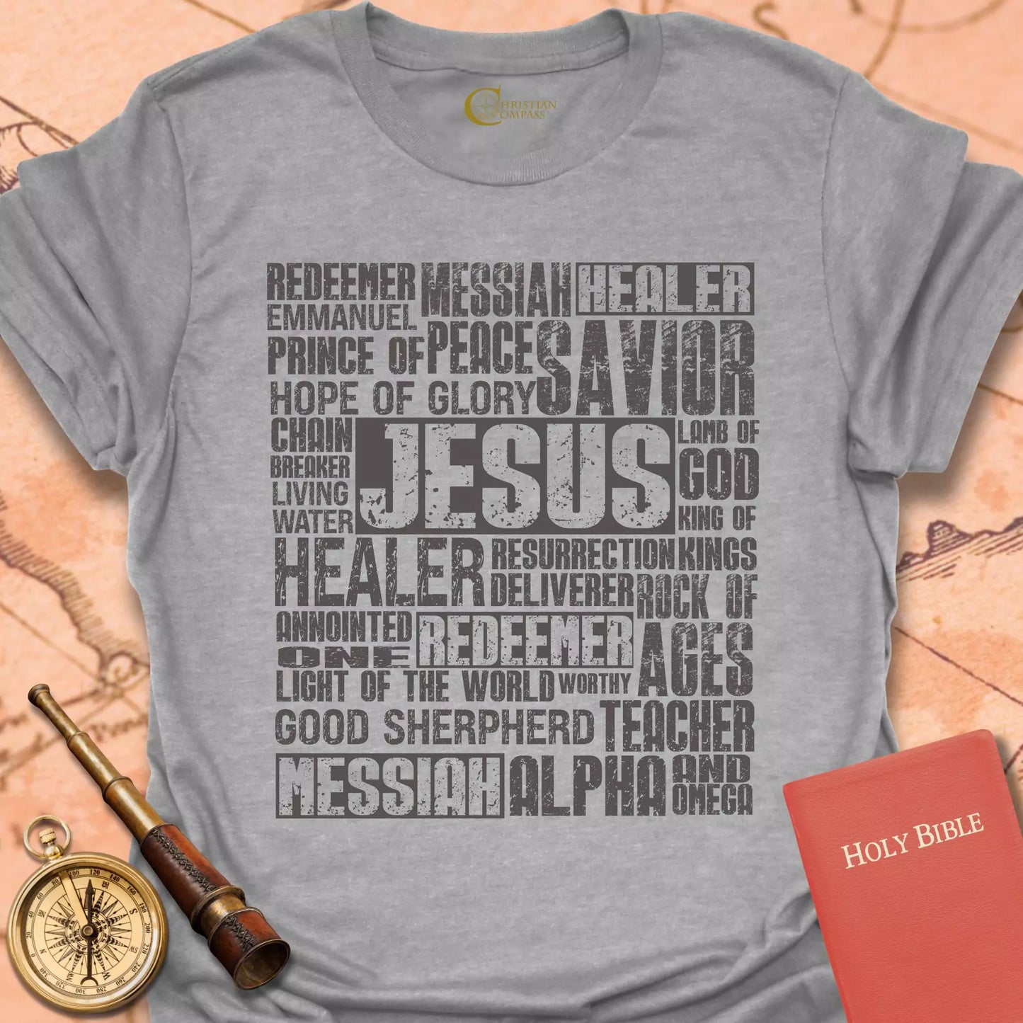 Names of Jesus Collage T-Shirt