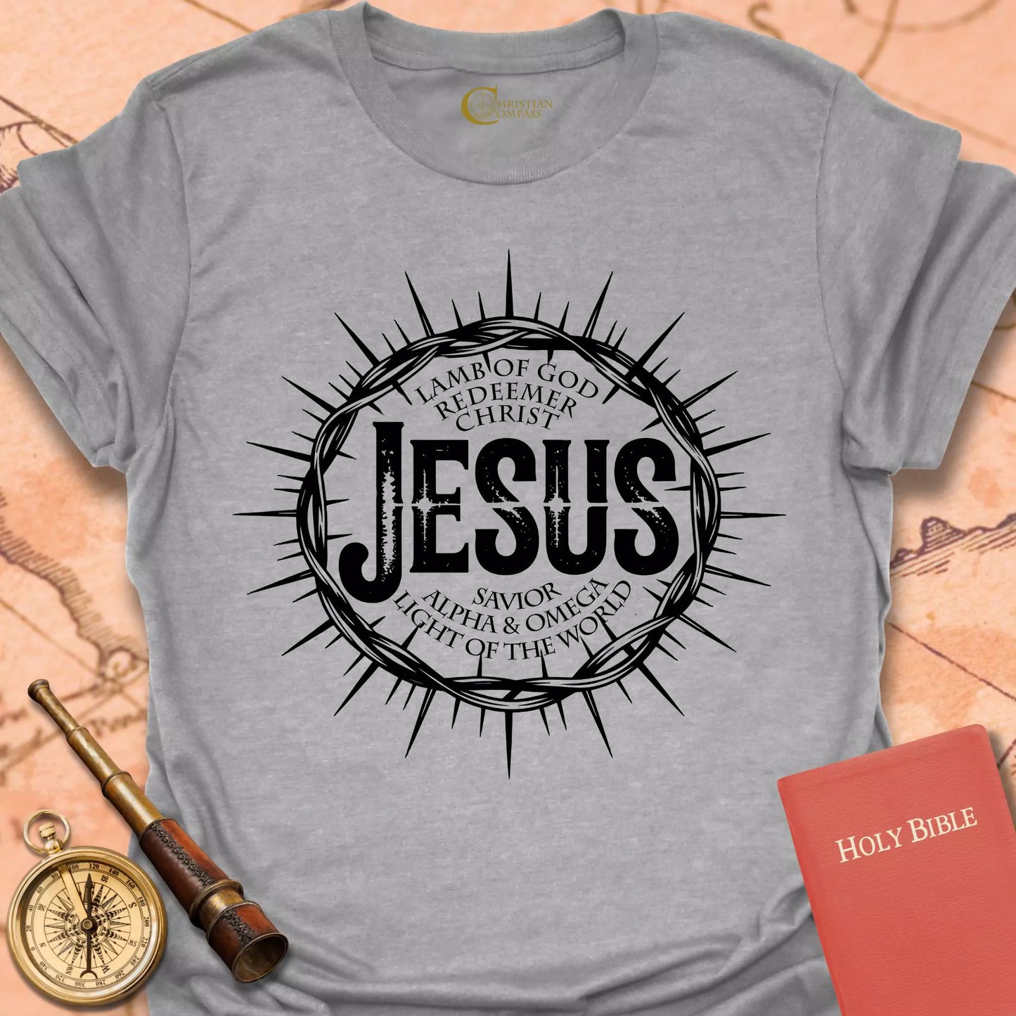 Names of Jesus Crown T-Shirt