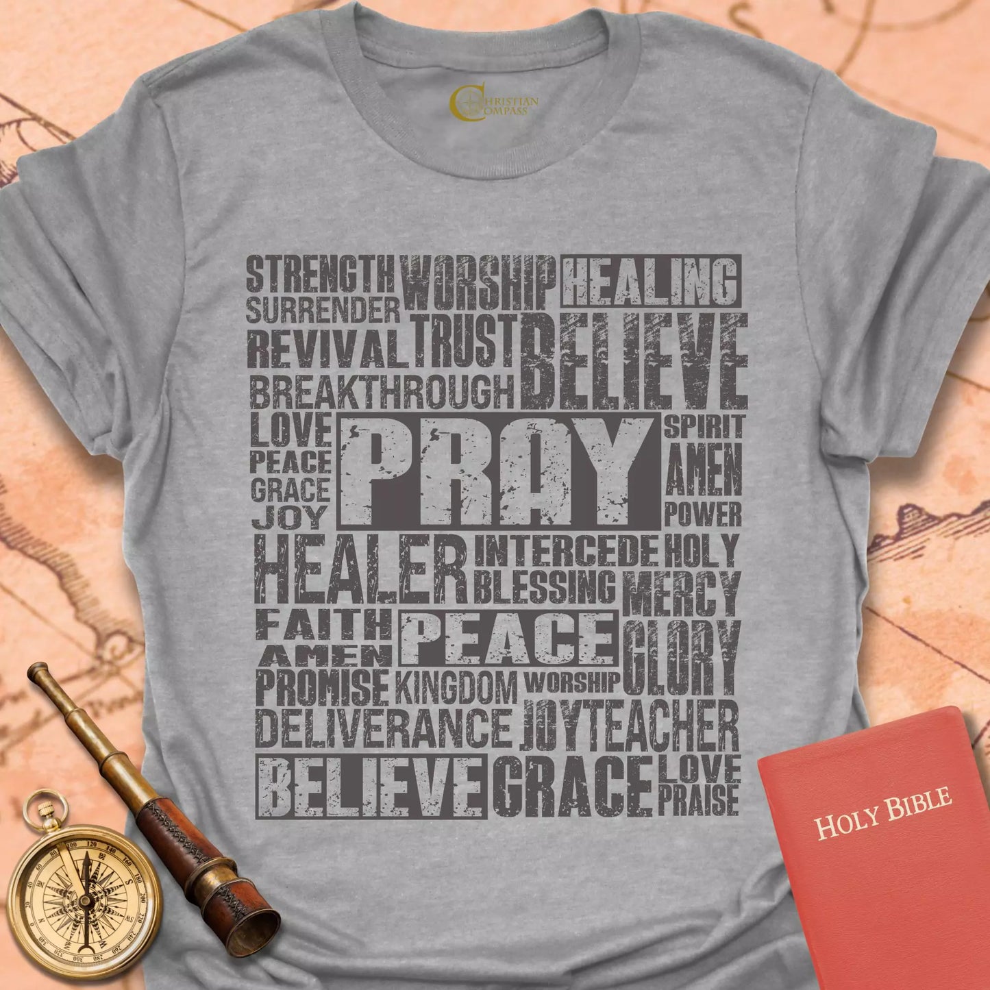 Pray Collage T-Shirt