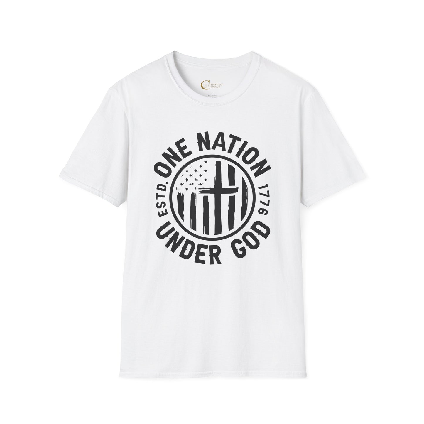 One Nation Under God Circle T-Shirt