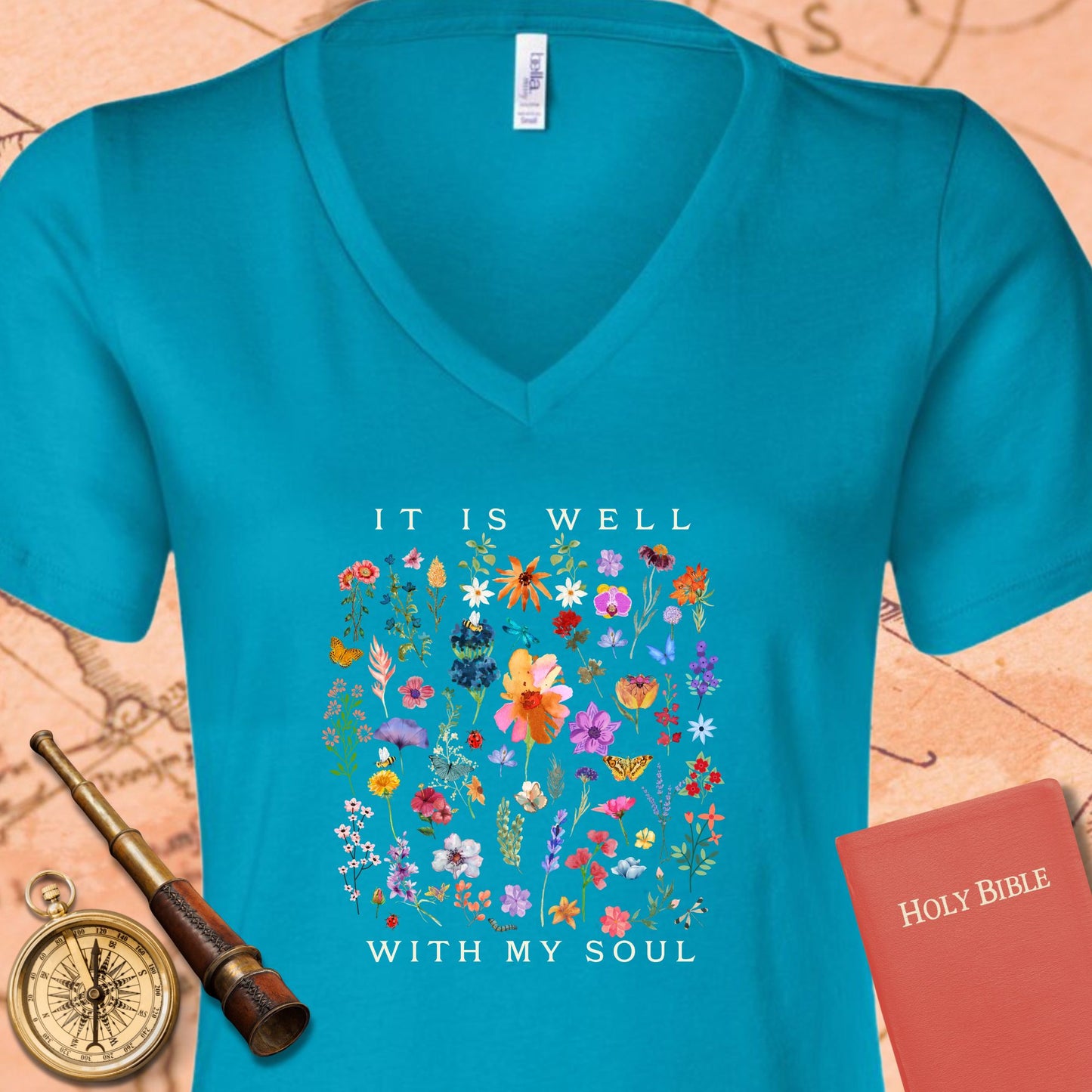 It is Well V-Neck Tee