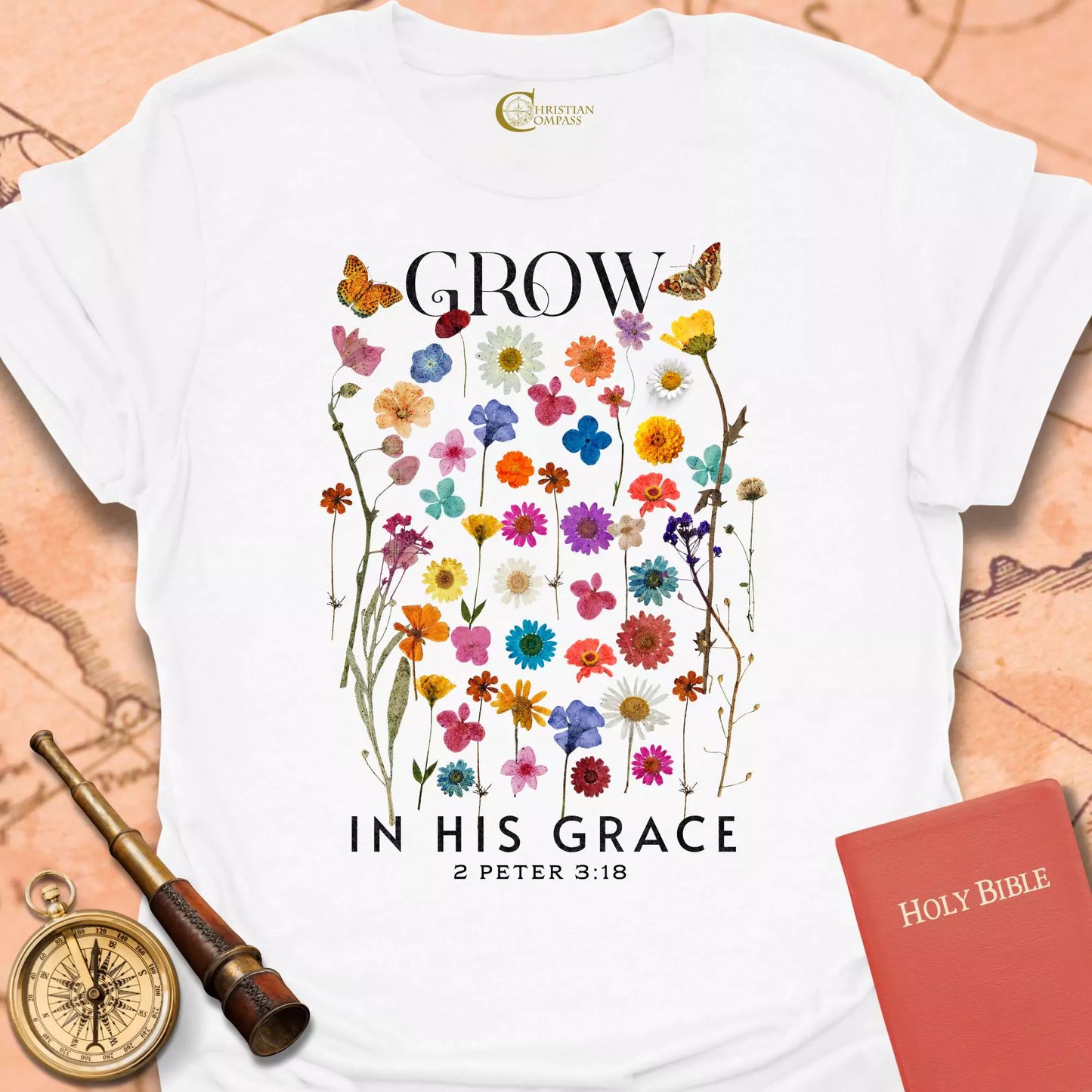 Grow in His Grace T-Shirt