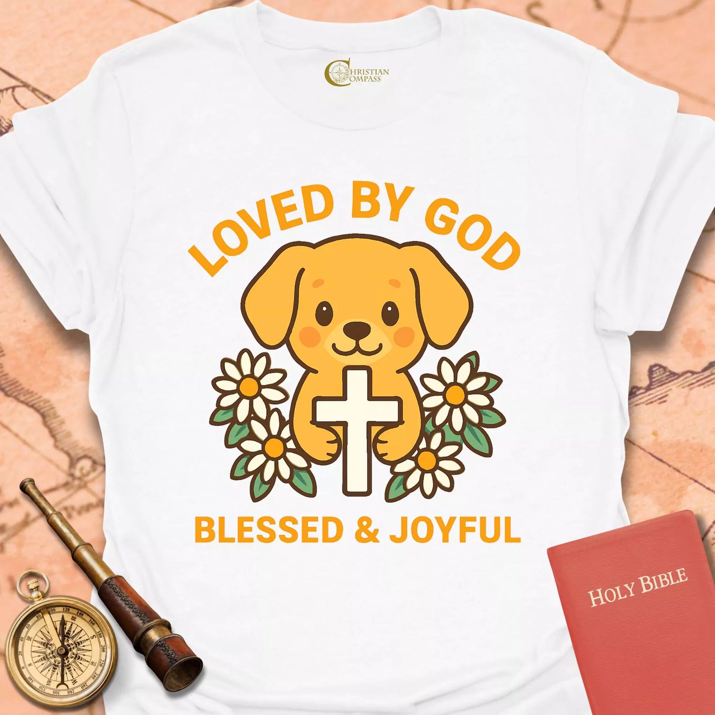 Loved by God Dog T-Shirt