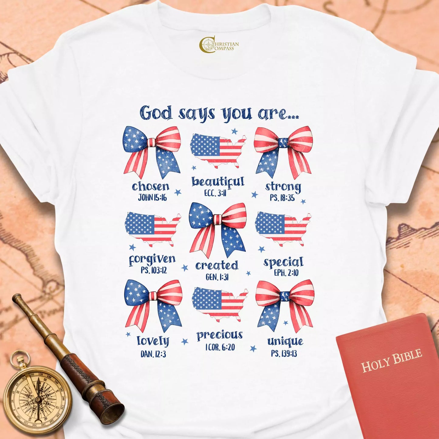 God Says You Are America T-Shirt