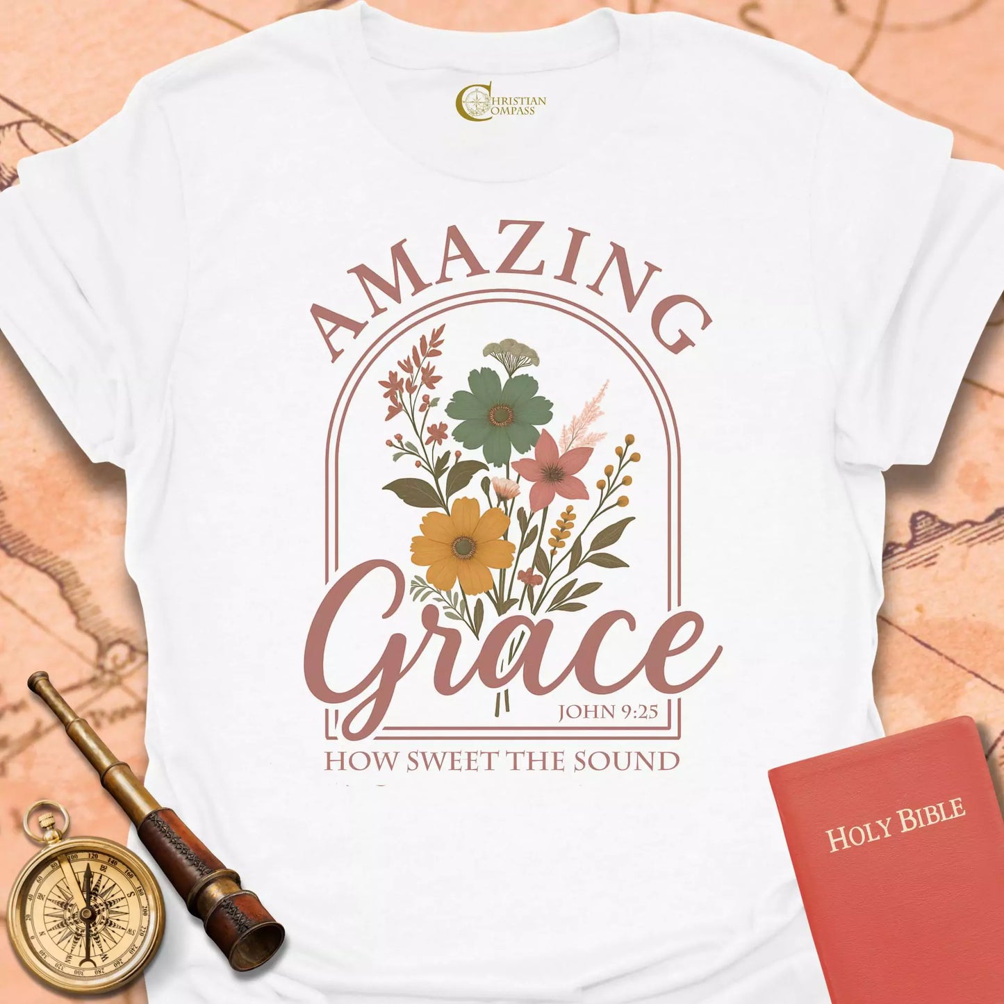 Amazing Grace John 9:25 T-Shirt