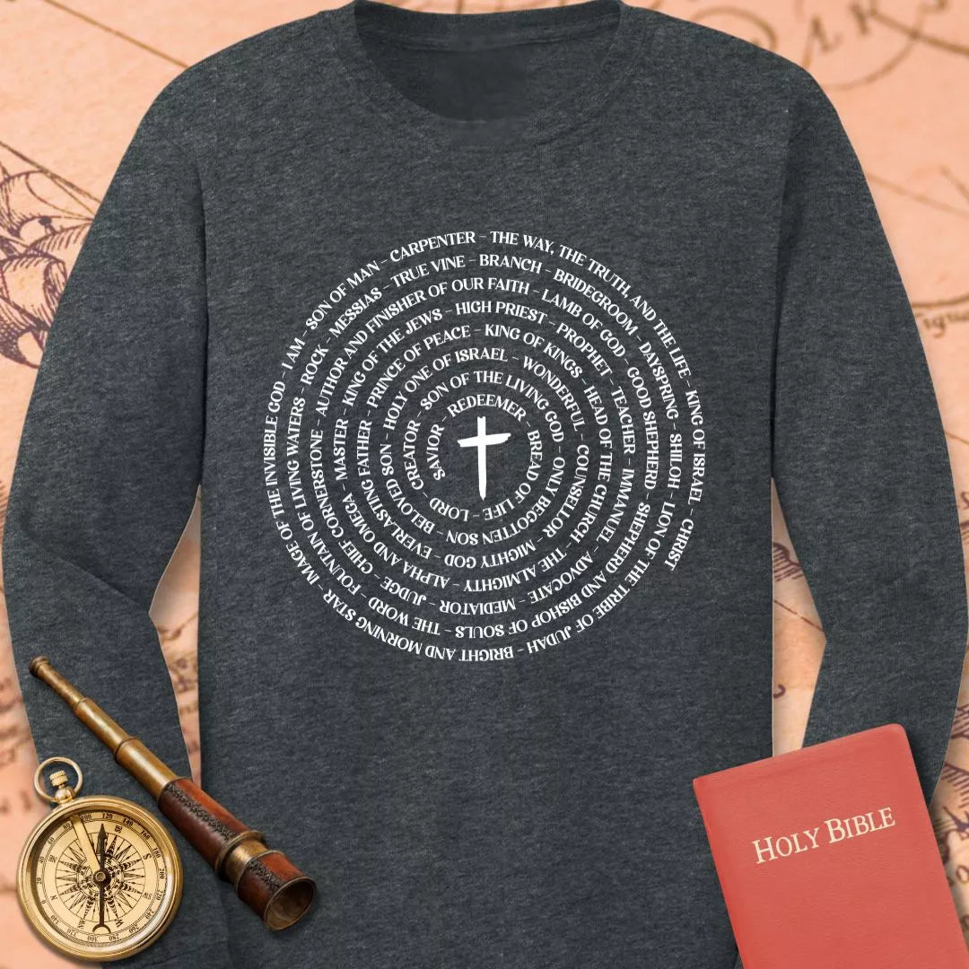 Names of Jesus Long Sleeve Tee