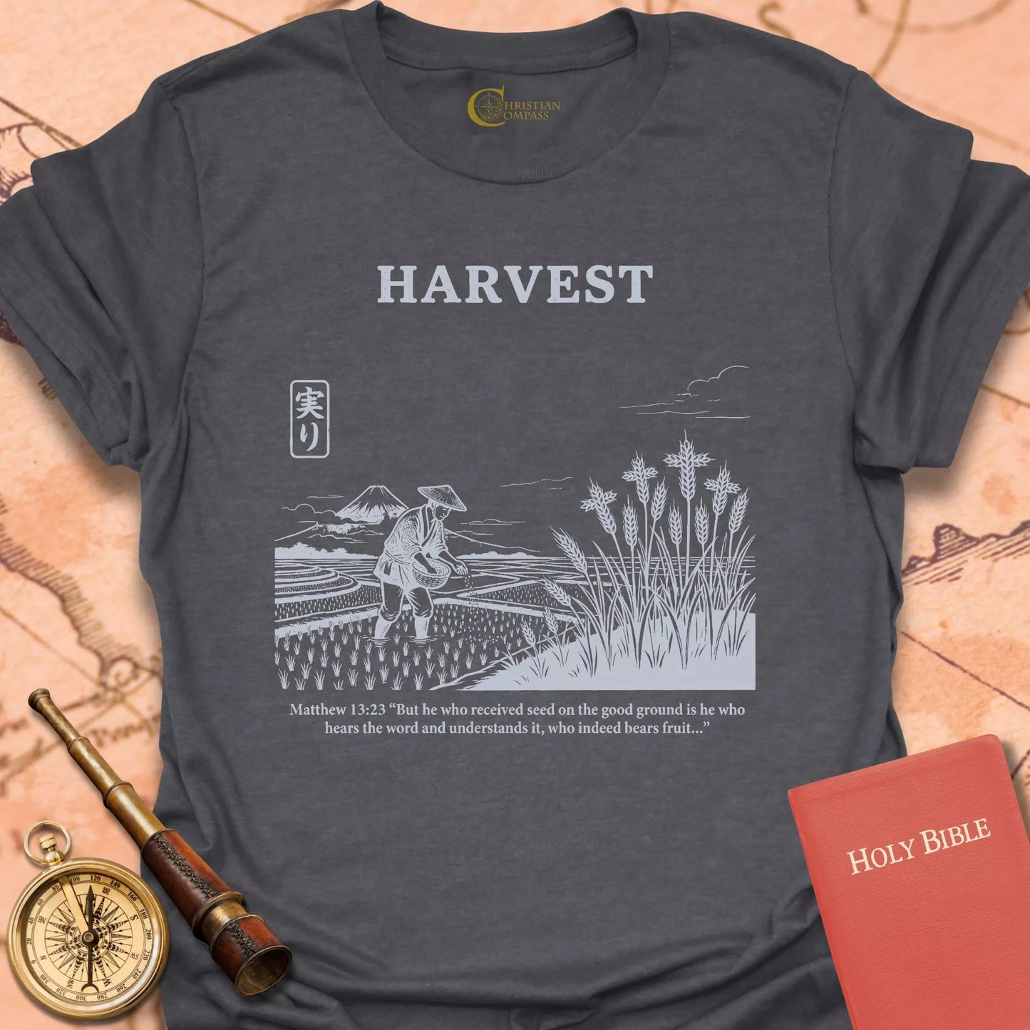 Harvest Matthew 13:23 T-Shirt