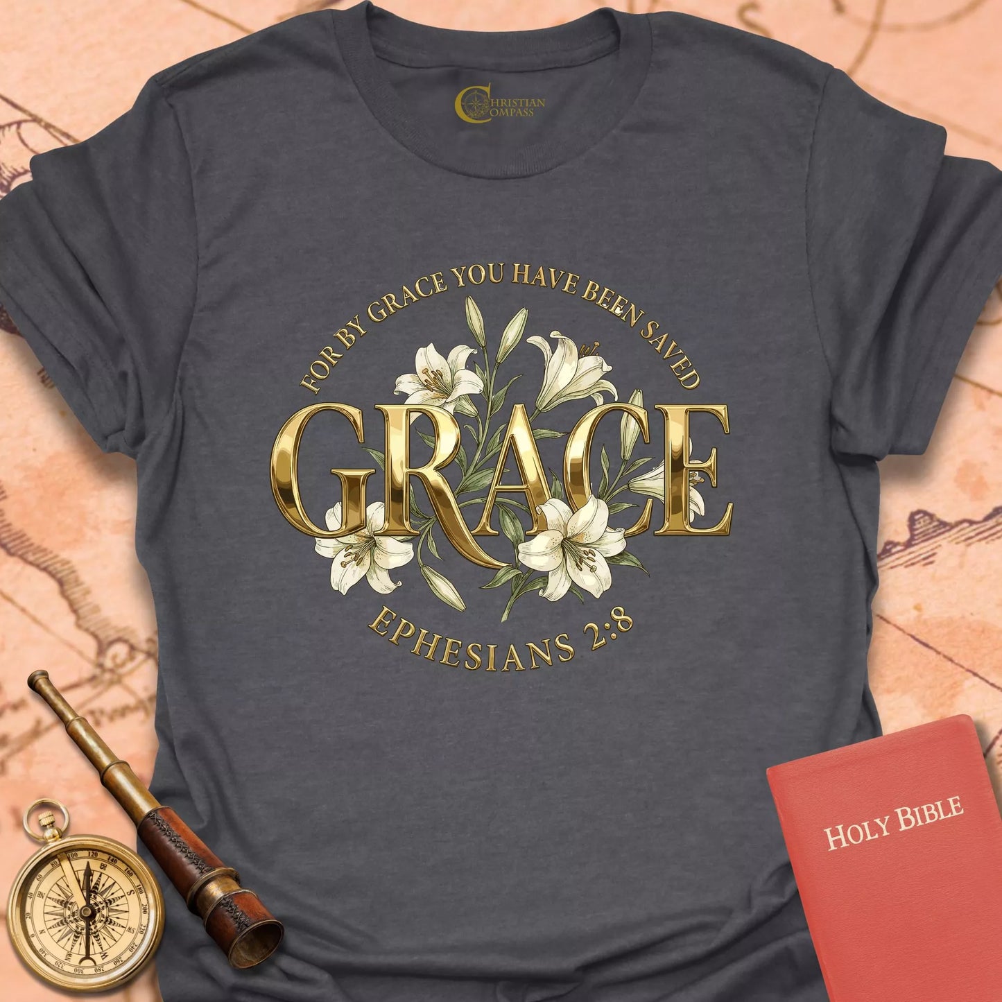 Grace Ephesians 2:8 T-Shirt