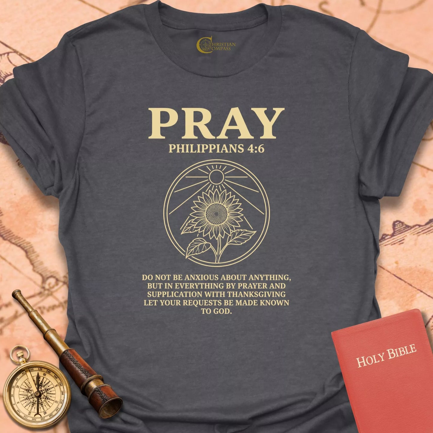 Pray, Philippians 4:6 T-Shirt
