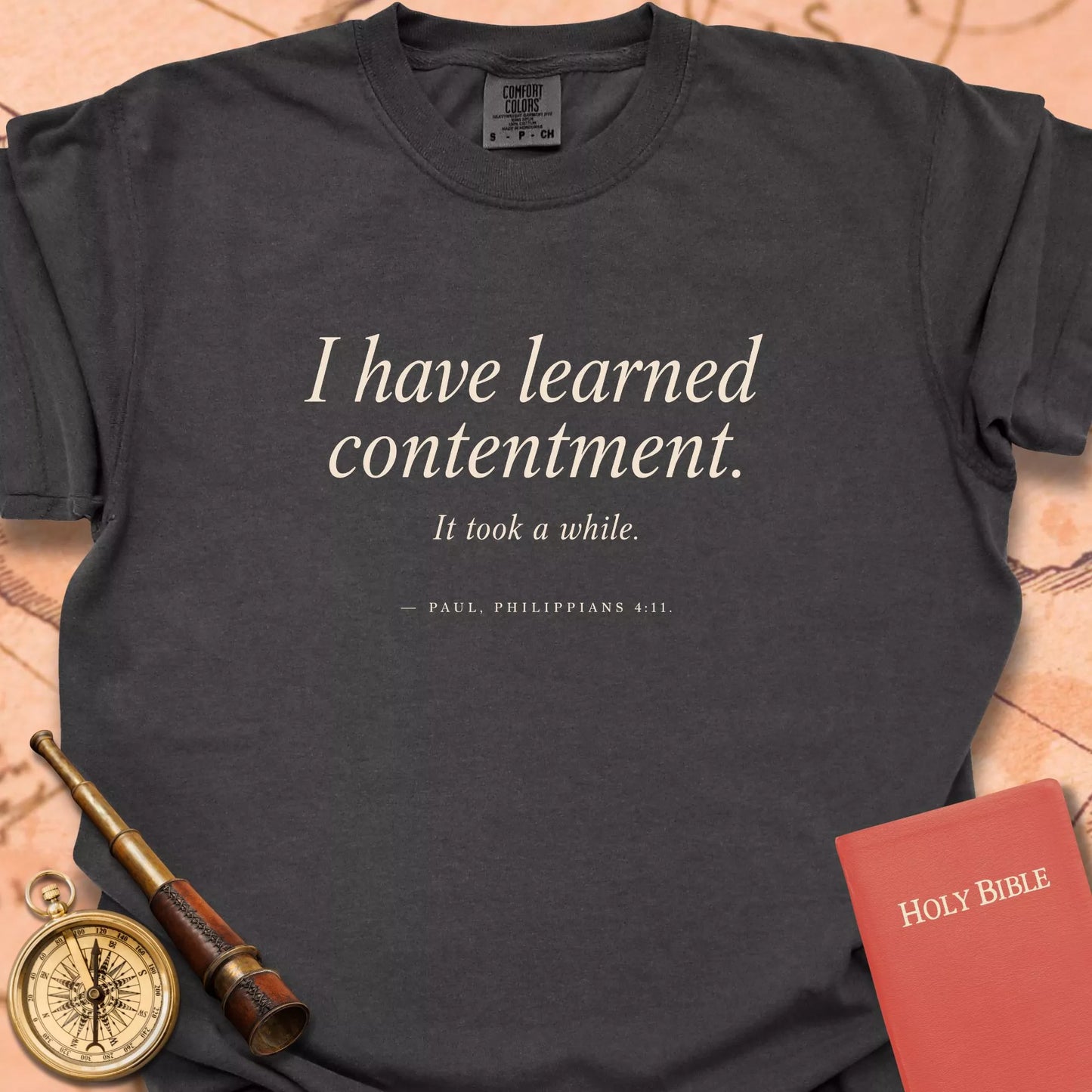 I Have Learned Contentment CC T-shirt