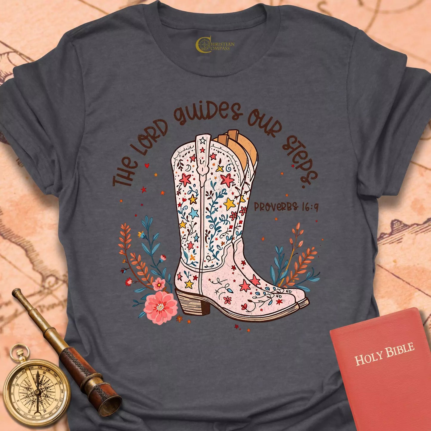 The Lord Guides Our Steps T-Shirt