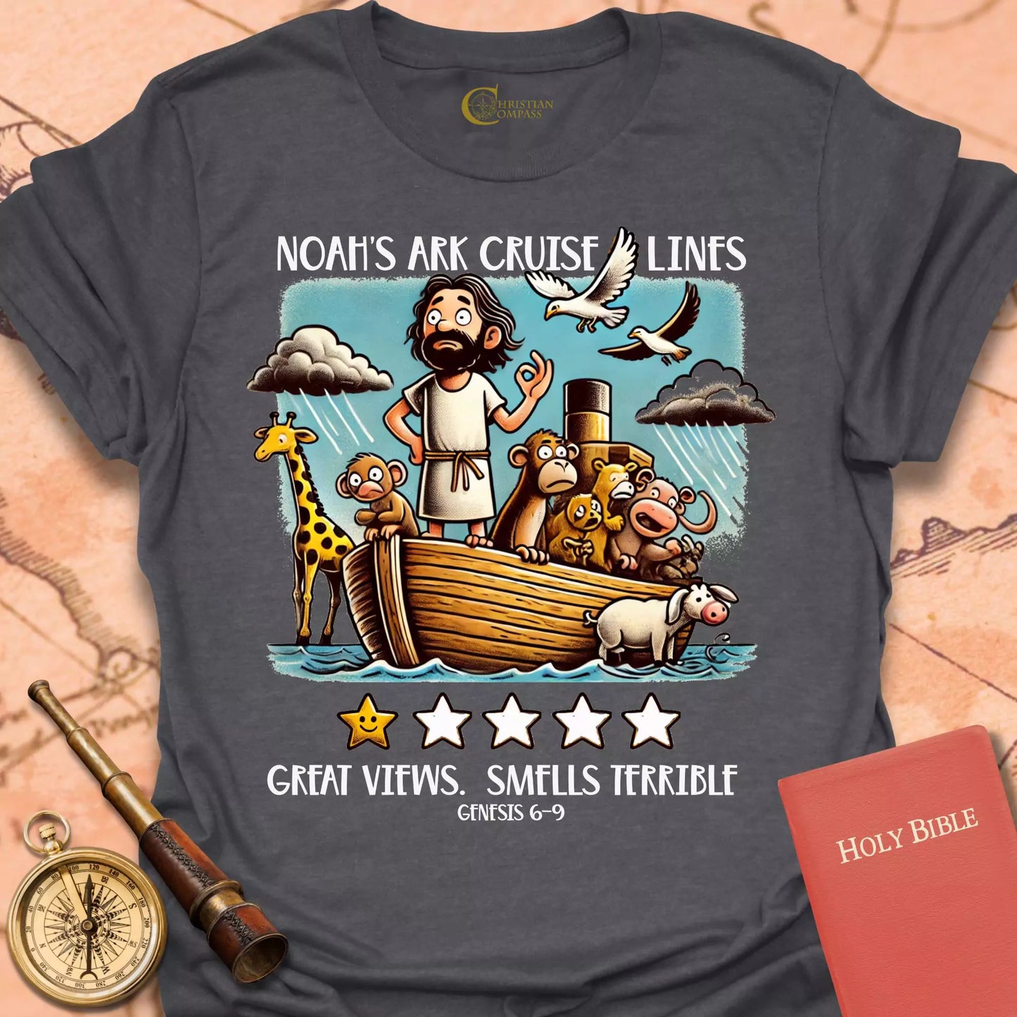 Noah's Ark Five Star Review T-Shirt