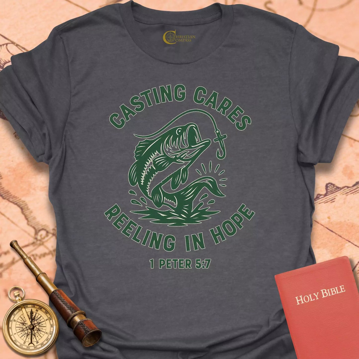 Casting Cares Reeling in Hope T-Shirt