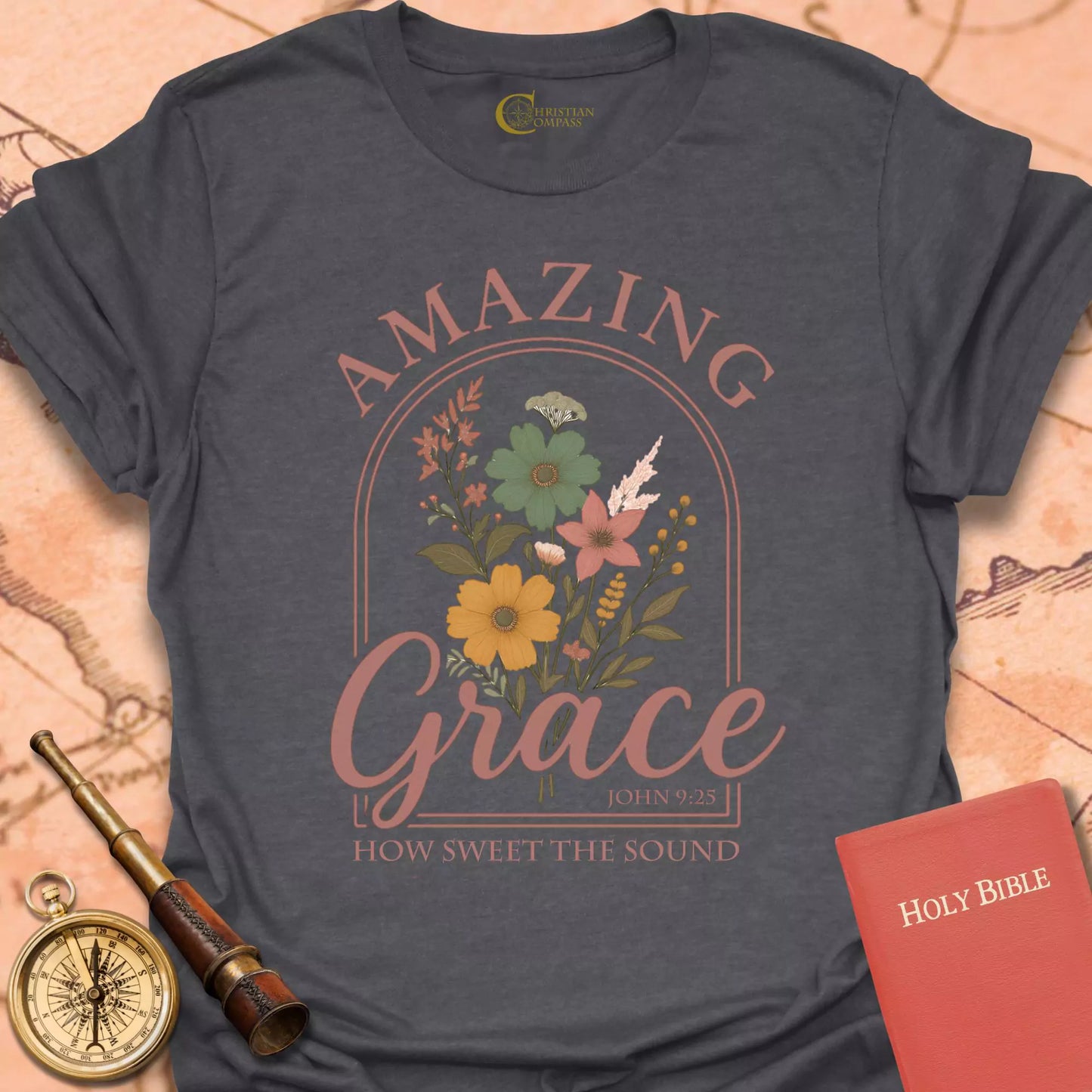 Amazing Grace John 9:25 T-Shirt