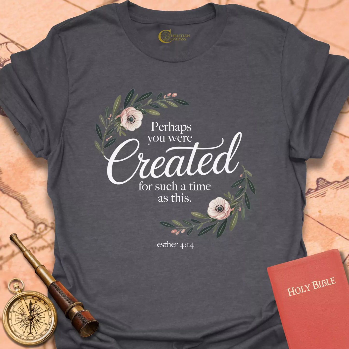 Created Floral Swirl T-Shirt