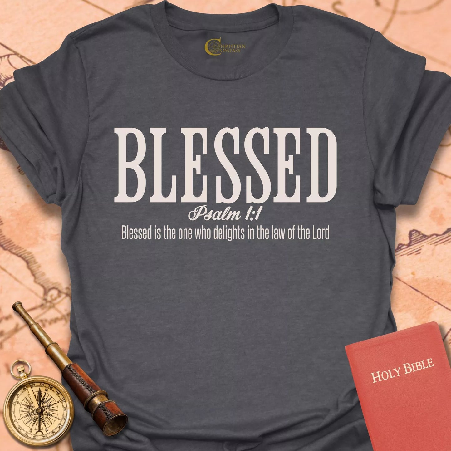 Blessed Psalm 1:1 T-Shirt