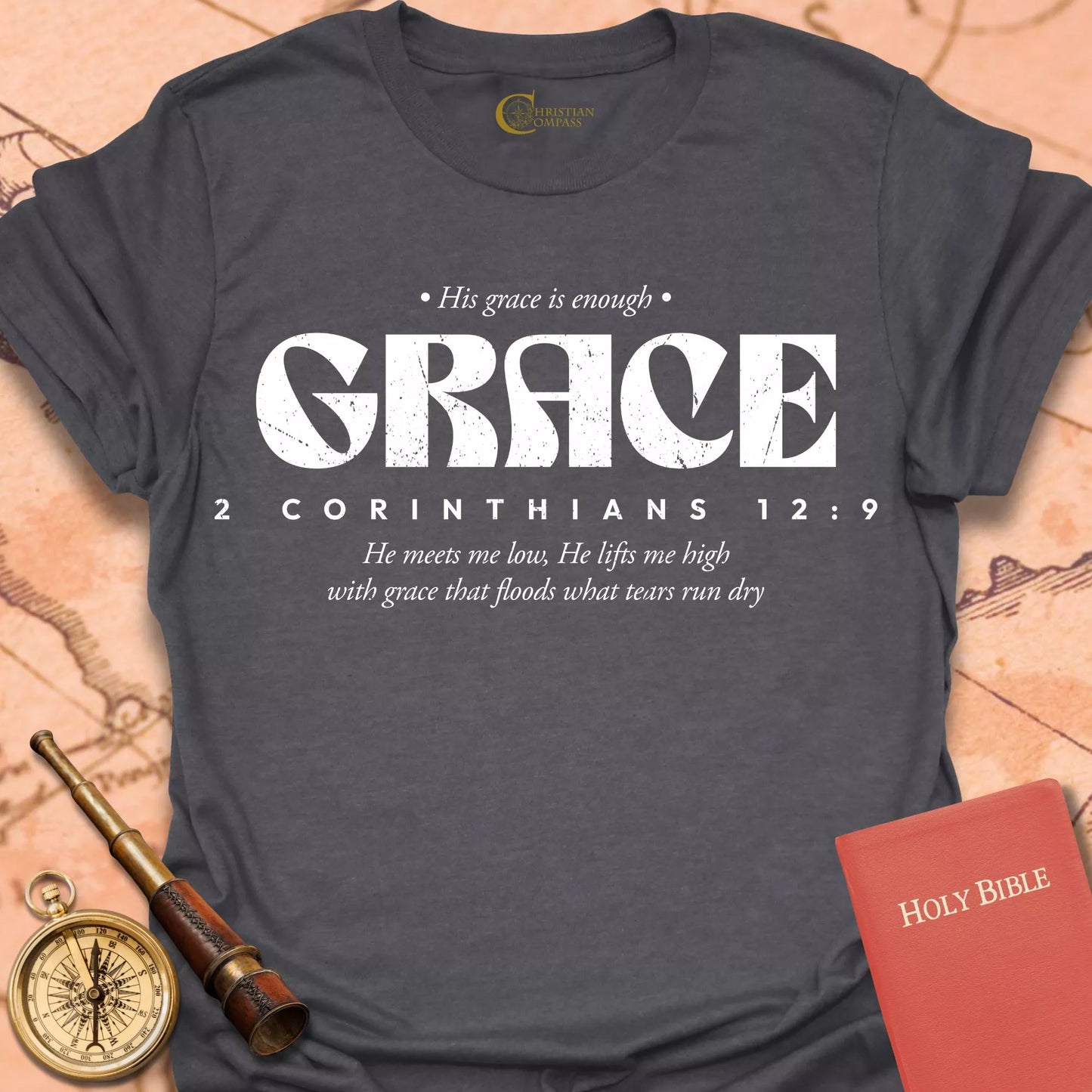Grace 2 Corinthians 12:9 T-Shirt