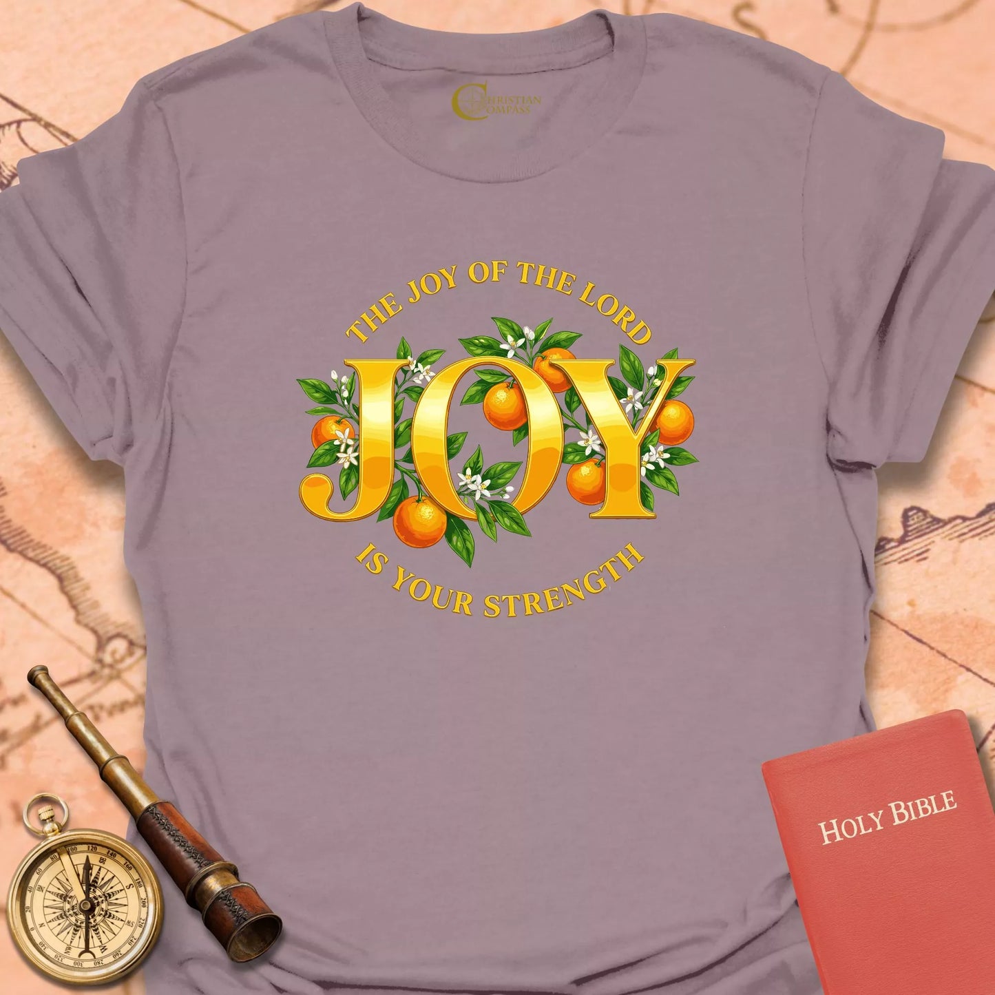 Joy Nehemiah 8:10 T-Shirt