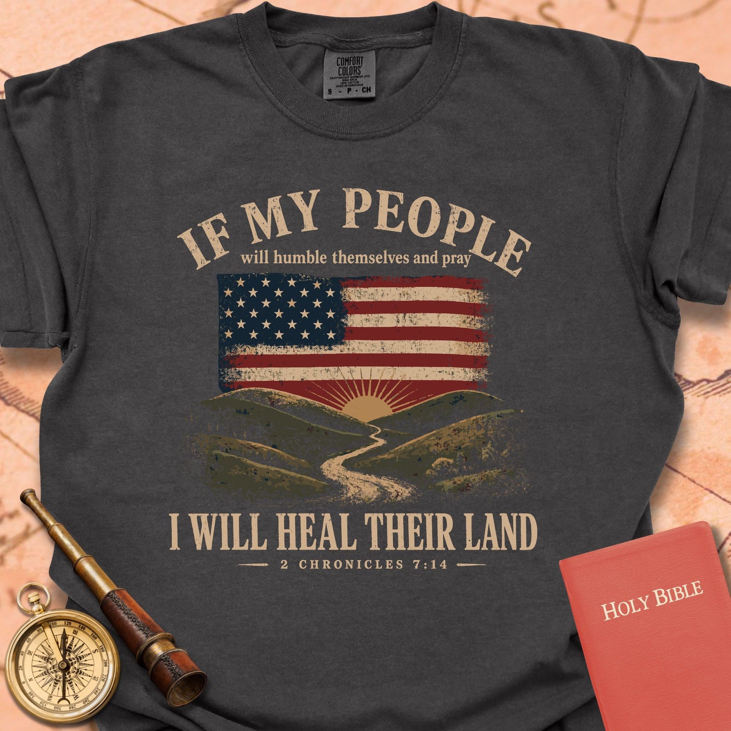 If My People 2 Chronicles 7:14 Premium T-shirt