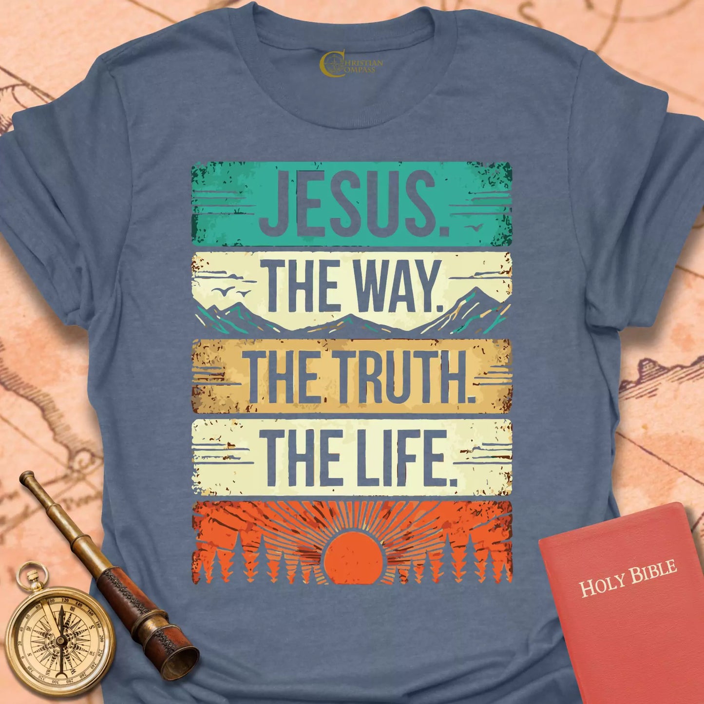Jesus the Way the Truth the Life T-Shirt