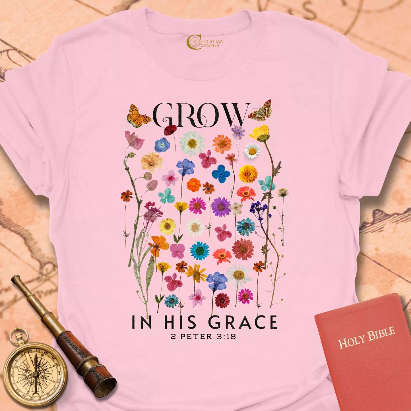 Grow in His Grace T-Shirt