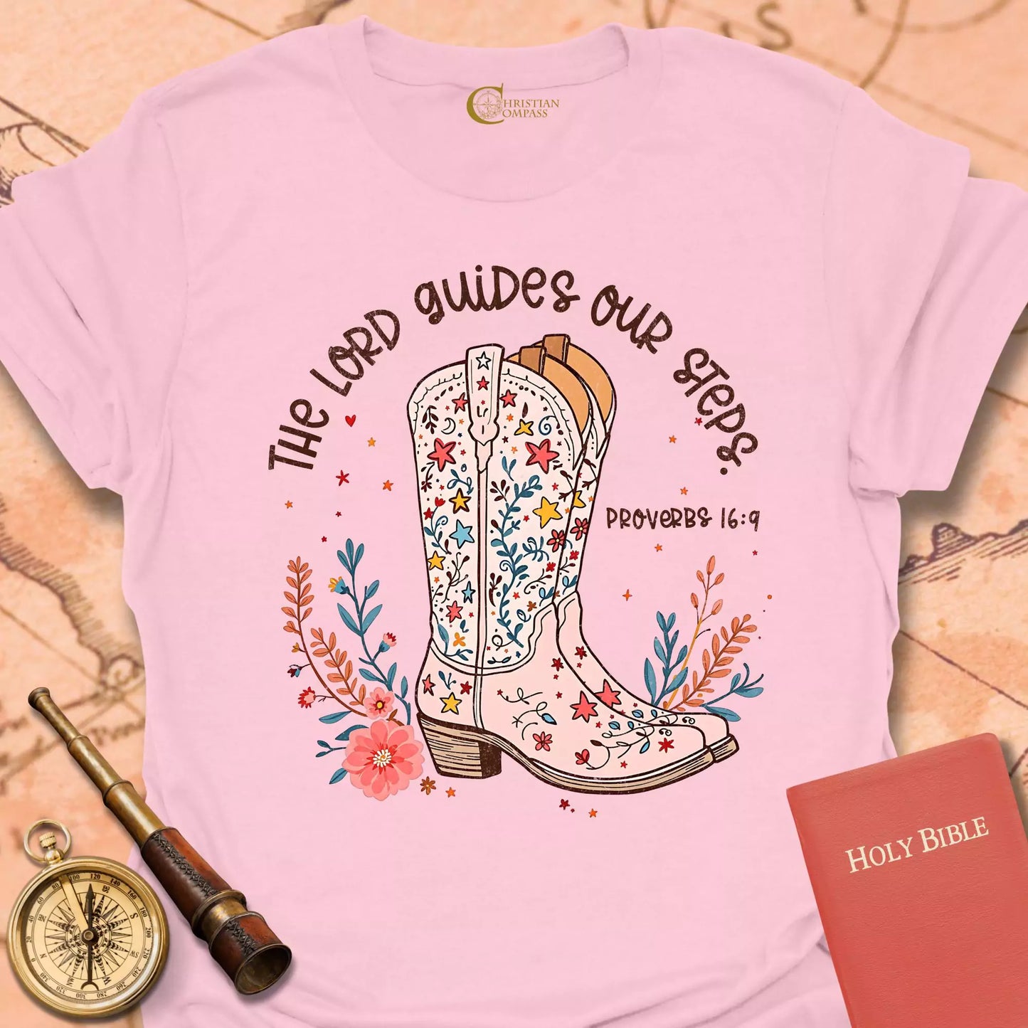 The Lord Guides Our Steps T-Shirt