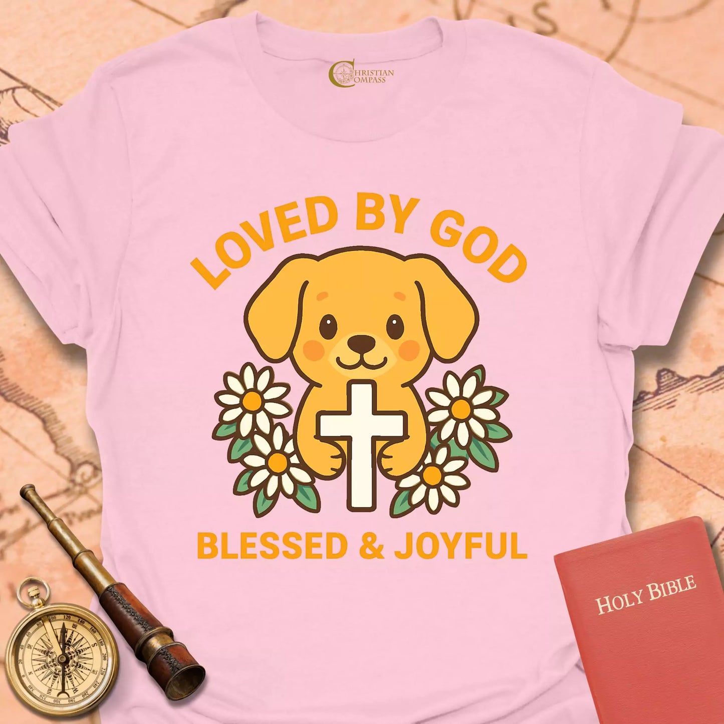 Loved by God Dog T-Shirt